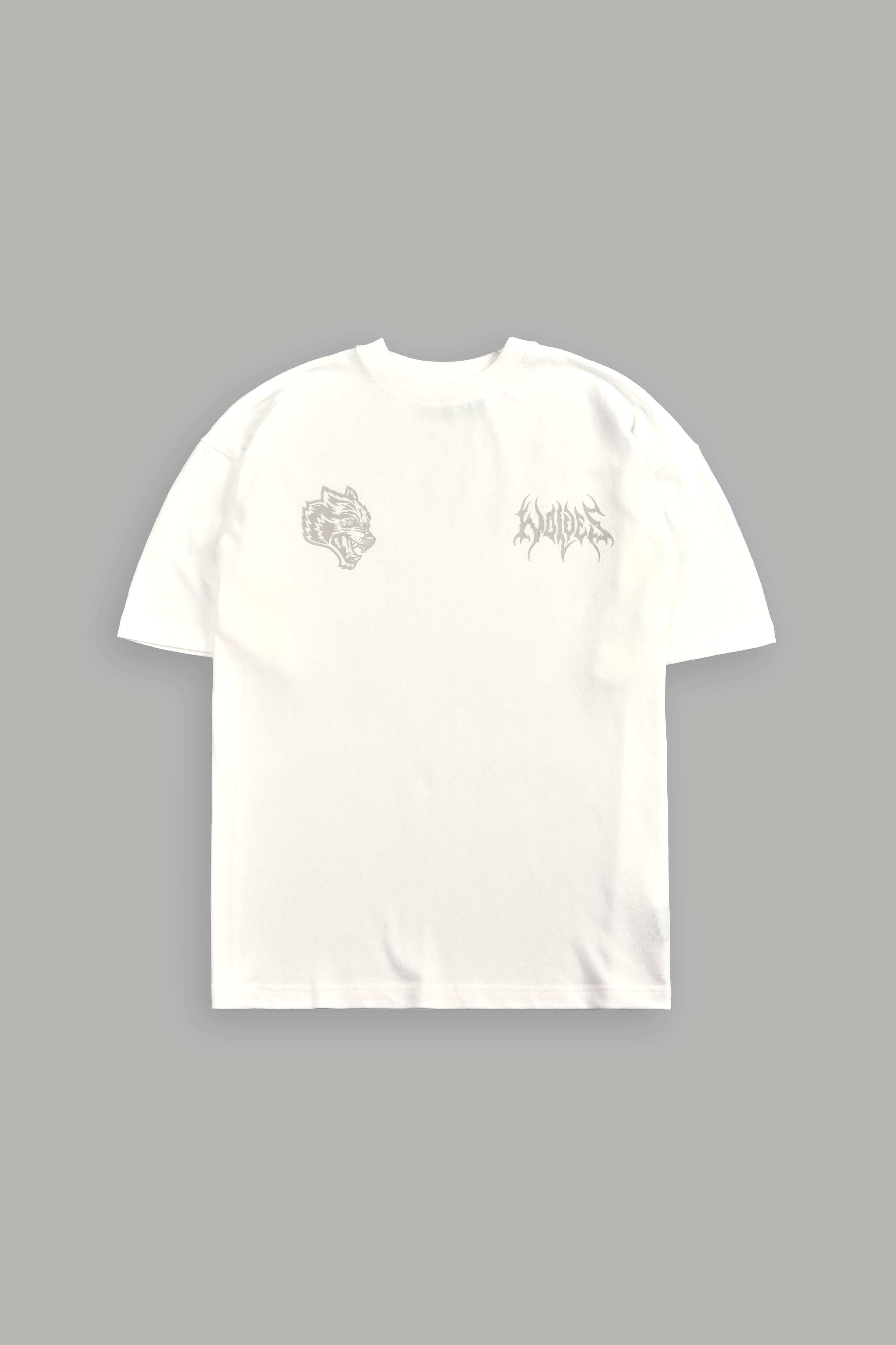 Hesh Core V2 Premium Oversized Tee in Cream — imagem 8