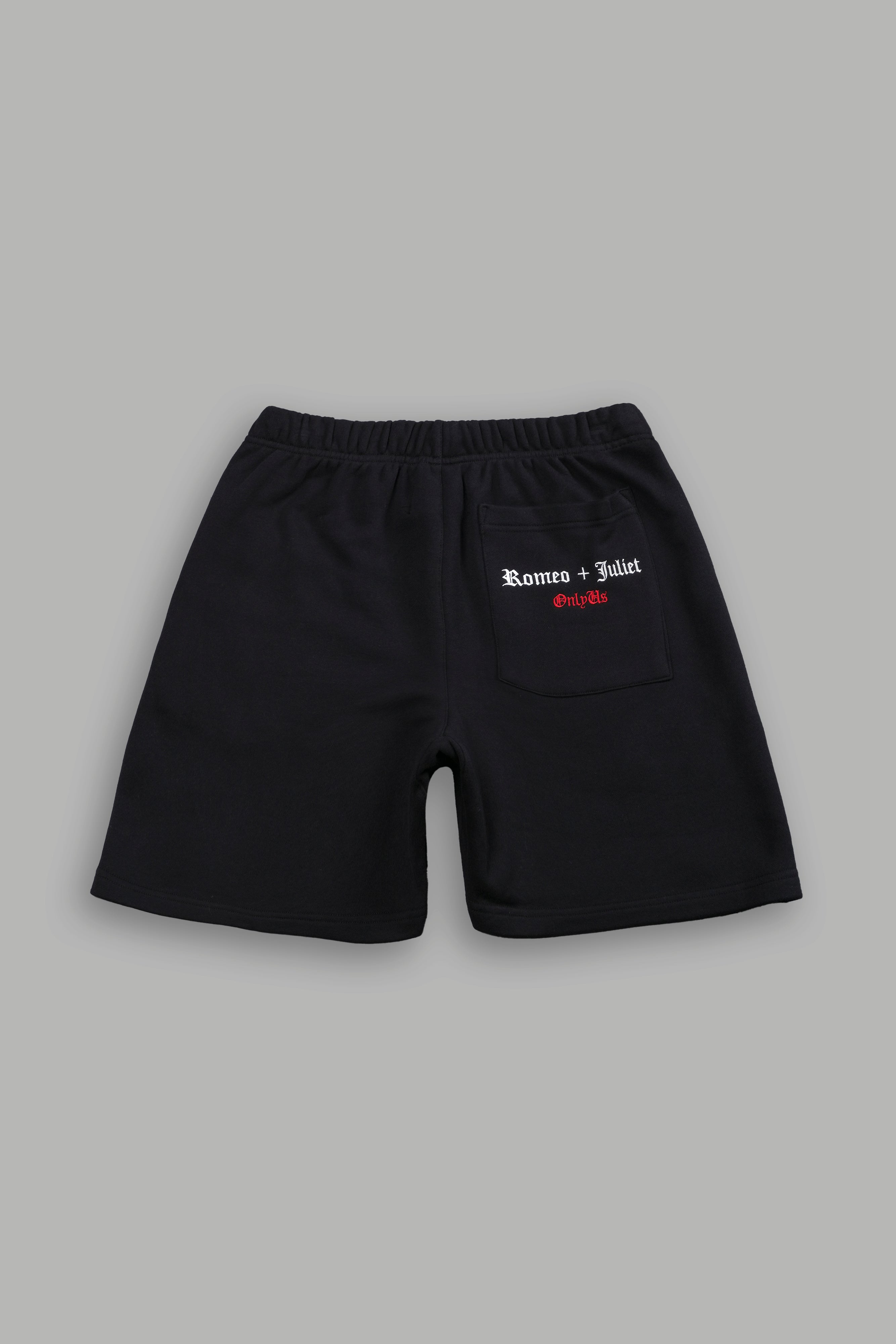 Doomed Love Post Lounge Sweat Shorts in Black — imagem 3
