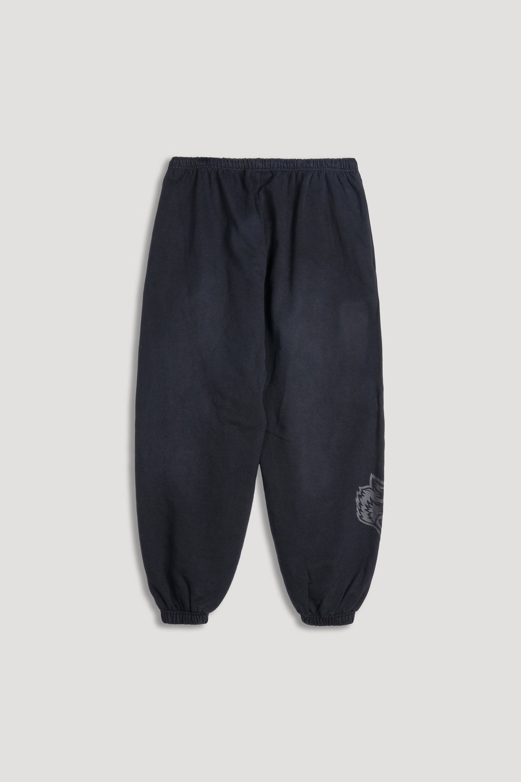 Big Wolf Loyalty  Lounger Sweat Pants in Black Sunfade/Black — imagem 7