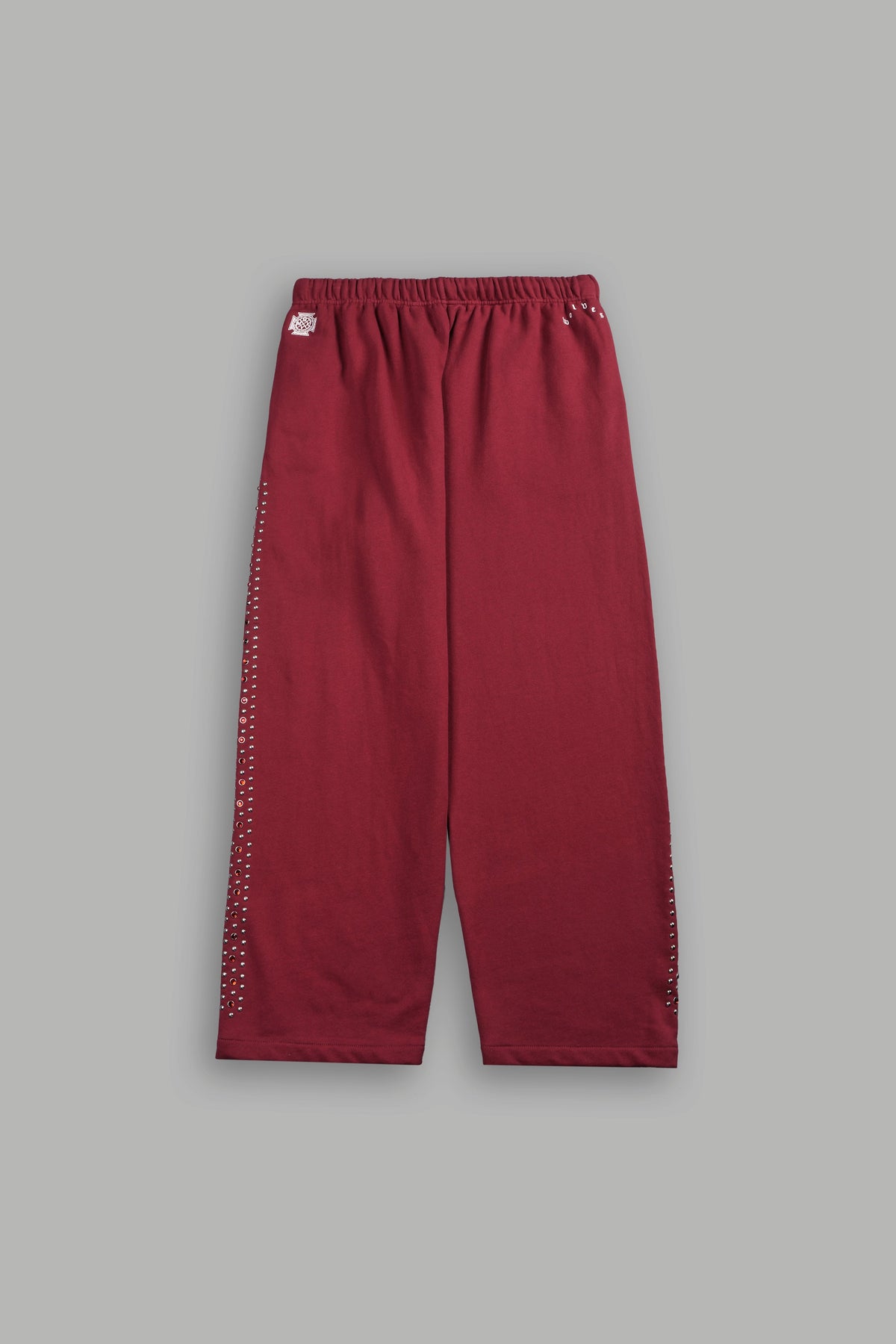 Stud Muerto Baggier Bigelow Sweat Pants In Cherry Red