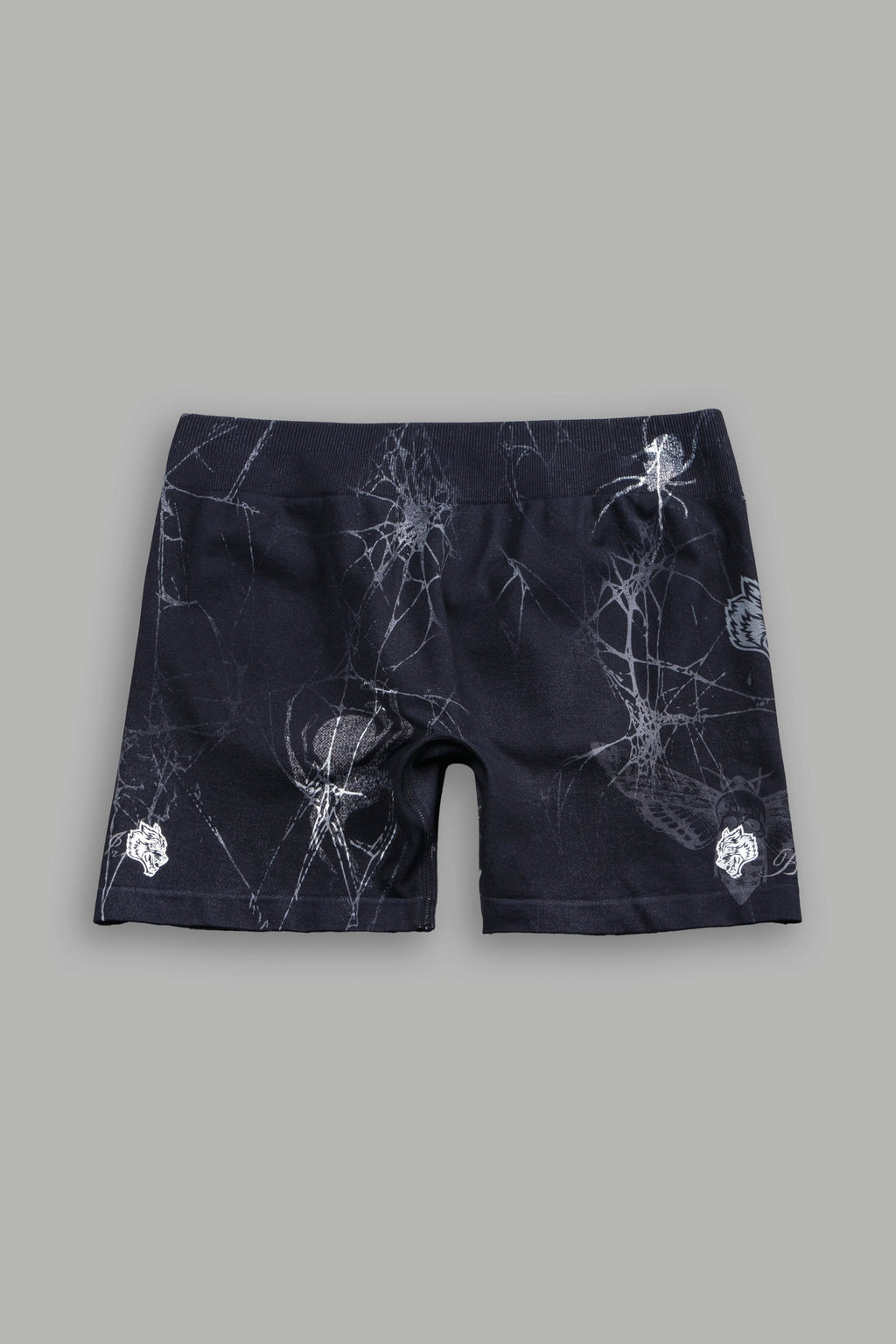 Dual Wolf Harlow Soft Seamless Shorts in She Web Black