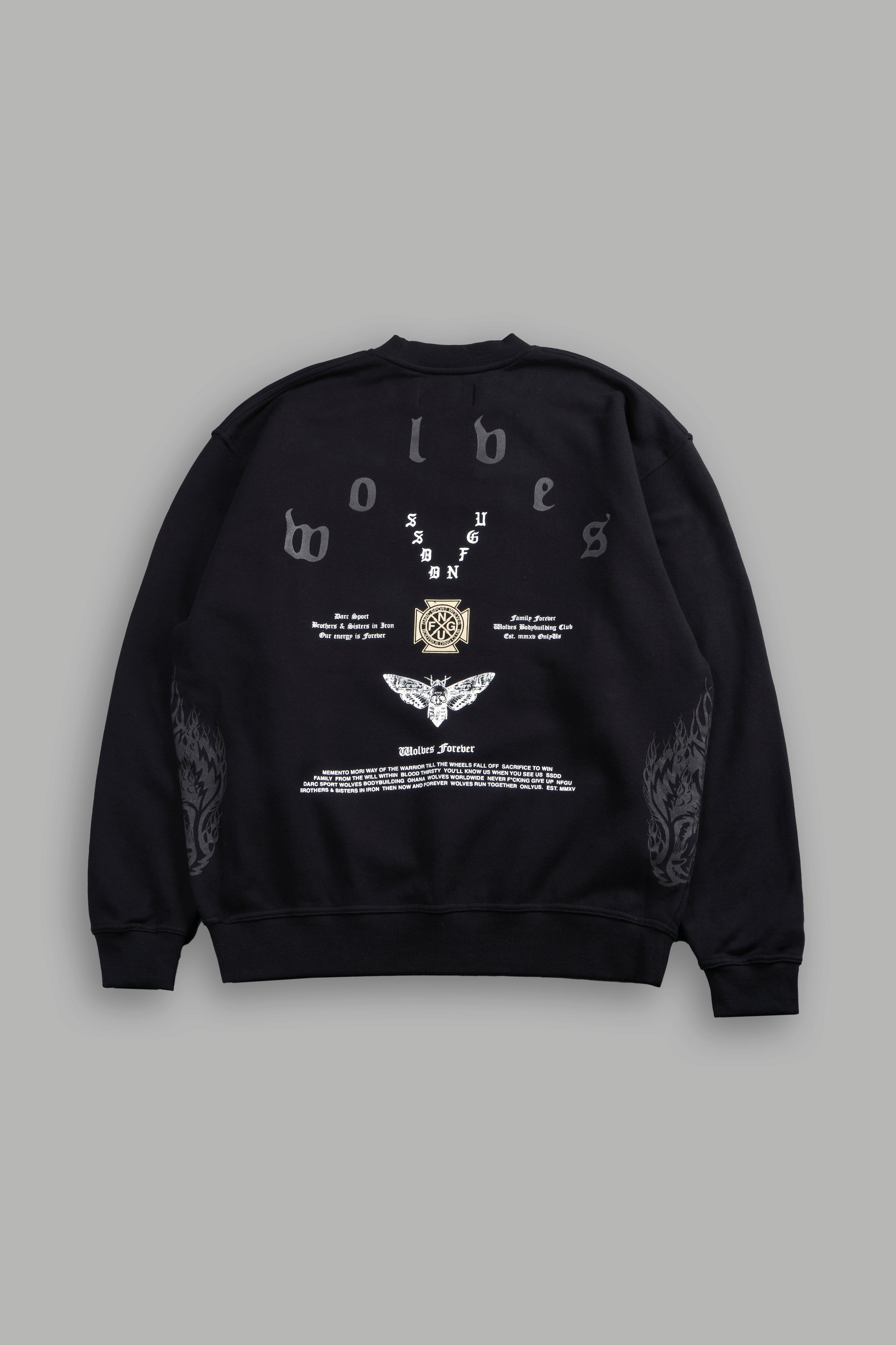 Lineage Frvr London Crewneck in Black — imagem 1