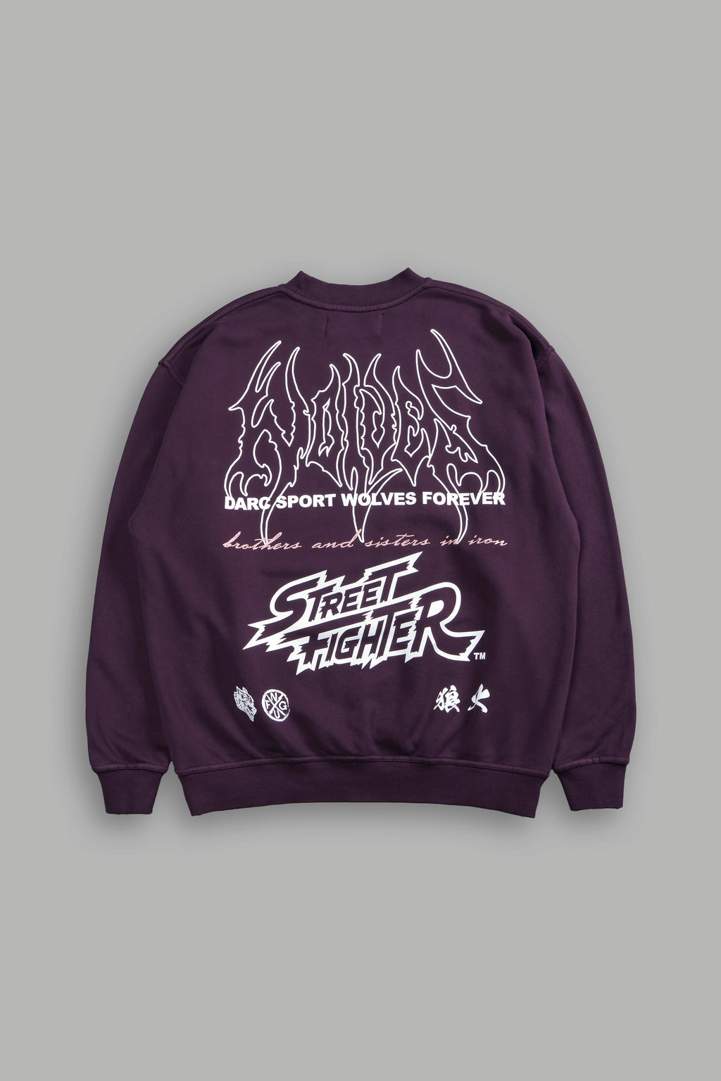 Final Boss Unisex London Crewneck in Storm Purple - imagem 1