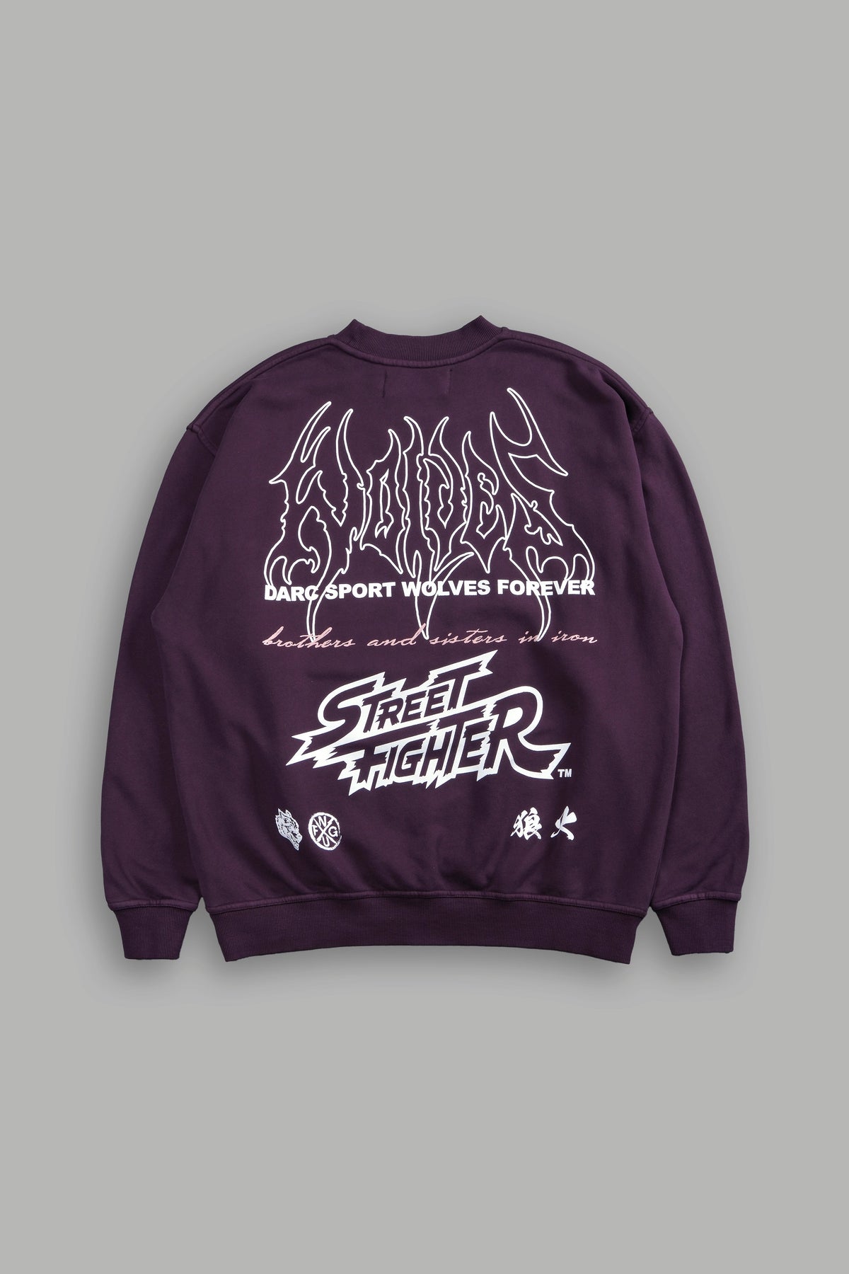 Final Boss Unisex London Crewneck in Storm Purple - imagem 1