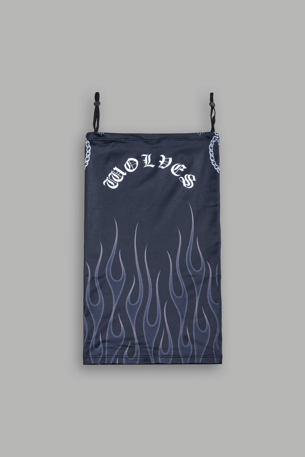 Oni Fire Neck Gaiter in Black — imagem 2