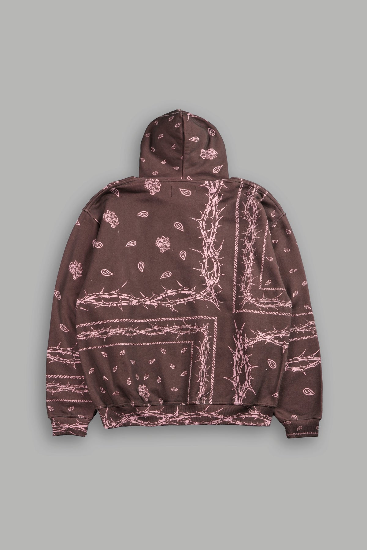 Wolves Pyramid "Bishop" Hoodie in Desert Dust Thorn Paisley - imagem 3