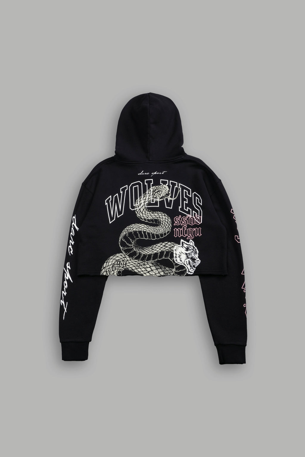 New Beginnings "Pierce" (Cropped) Hoodie in Black — imagem 4