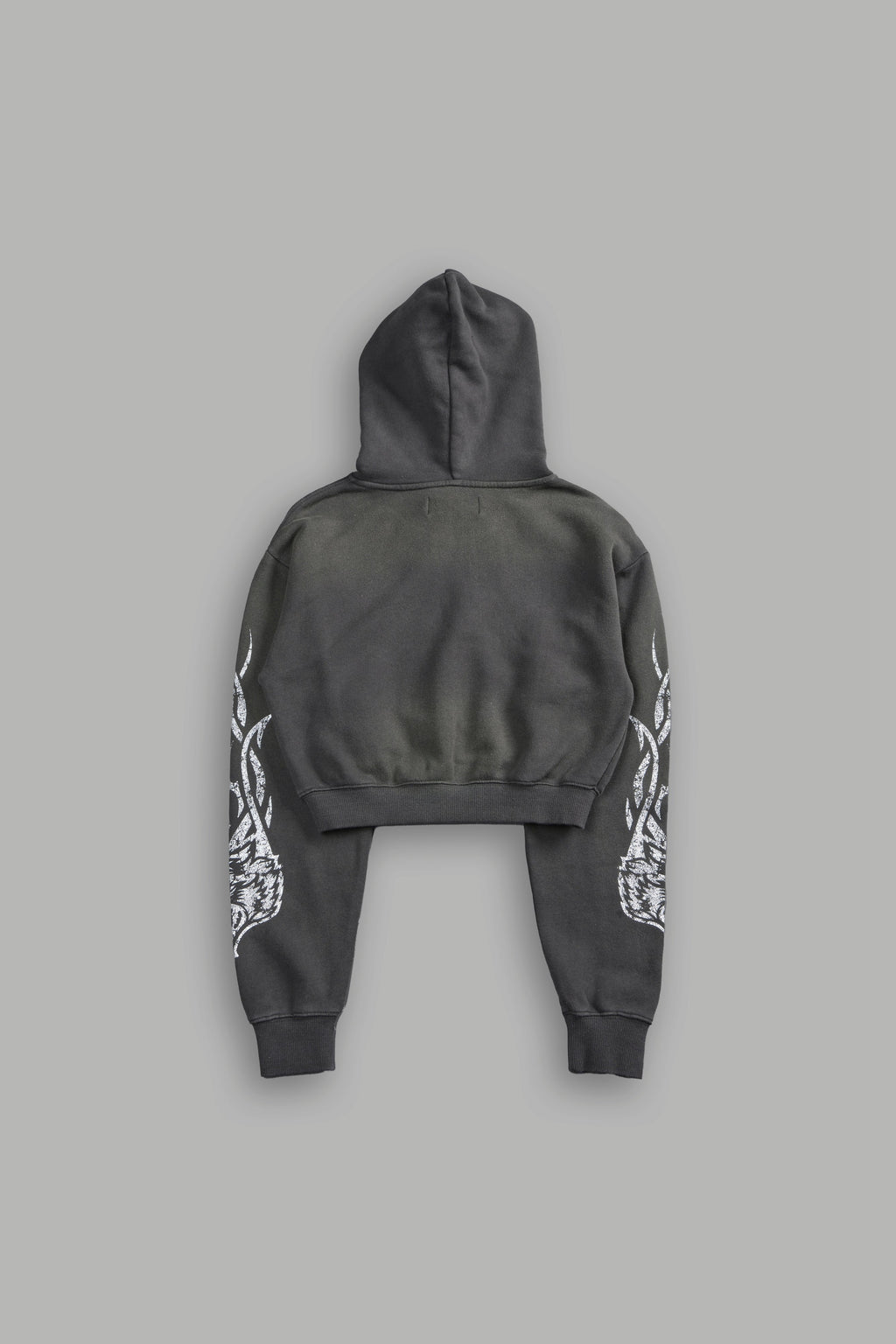 Finite Flame "Rose" She Hoodie in Wolf Gray Drift Wash — imagem 4