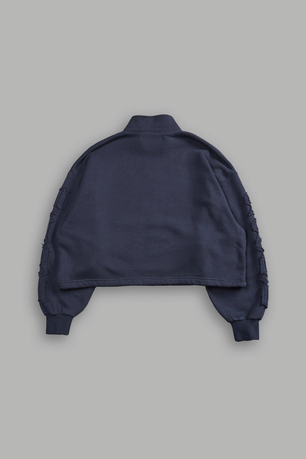 Our Mantra Appliqué Oversized "Everson" Mockneck in Midnight Blue - imagem 4