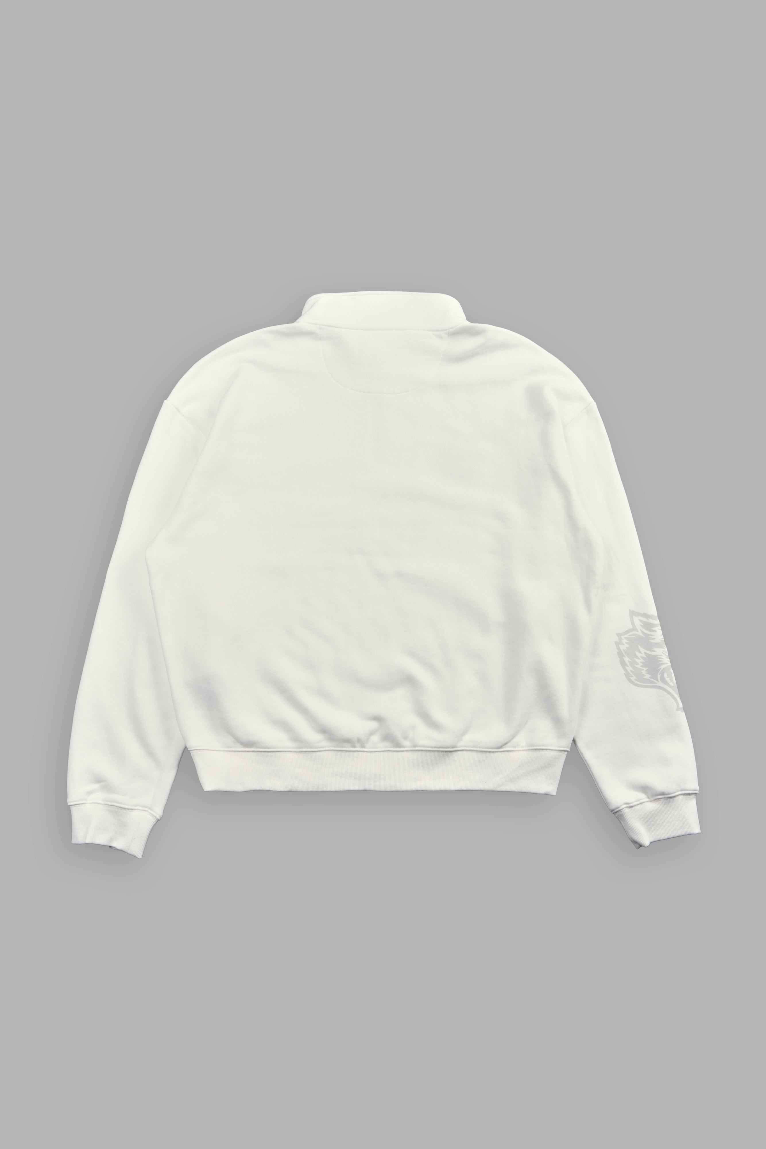 Written On Stone Duke 1/4 Zip Mock Neck in Cream