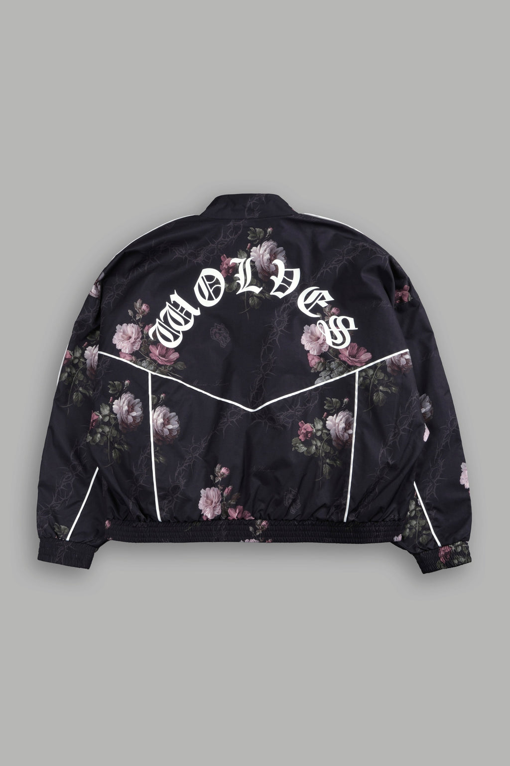 Wolf Chopper Quinn Track Jacket in Black Rose Thorn - imagem 3