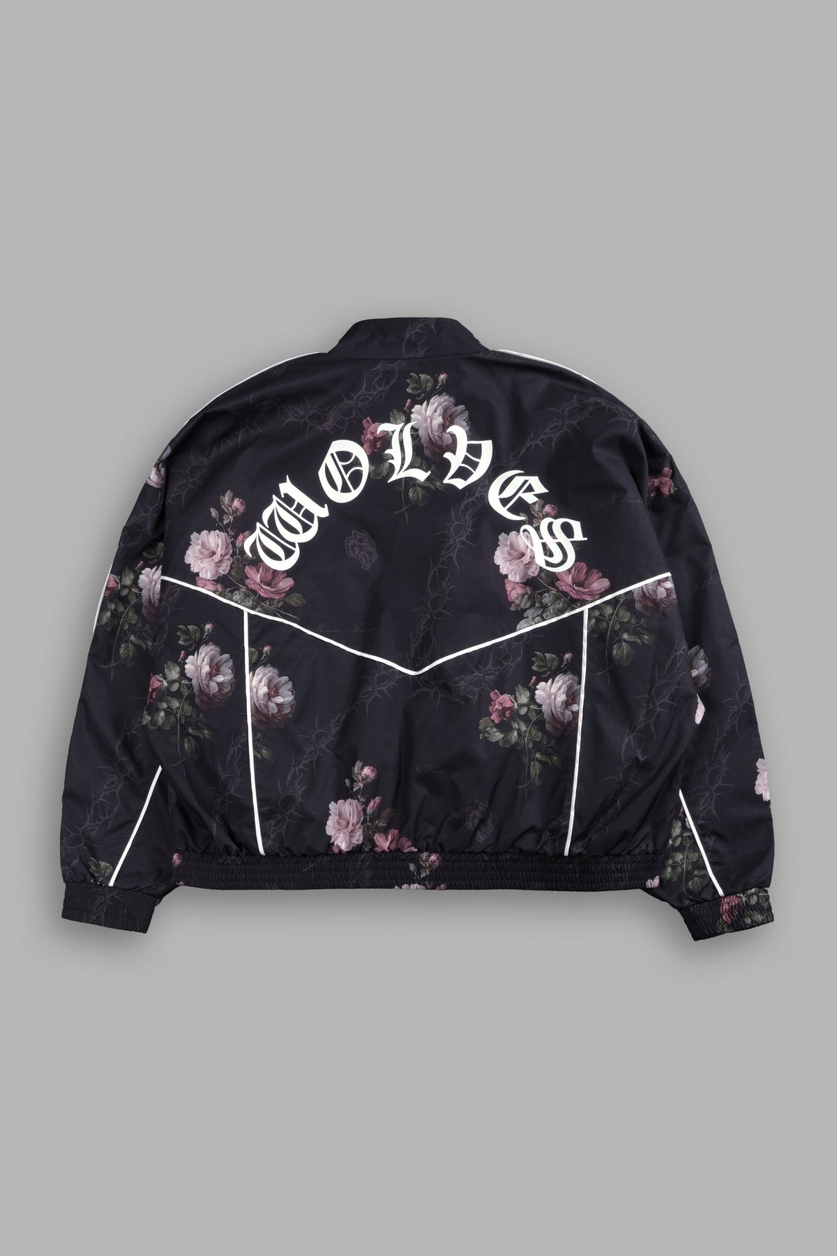 Wolf Chopper Quinn Track Jacket in Black Rose Thorn - imagem 3