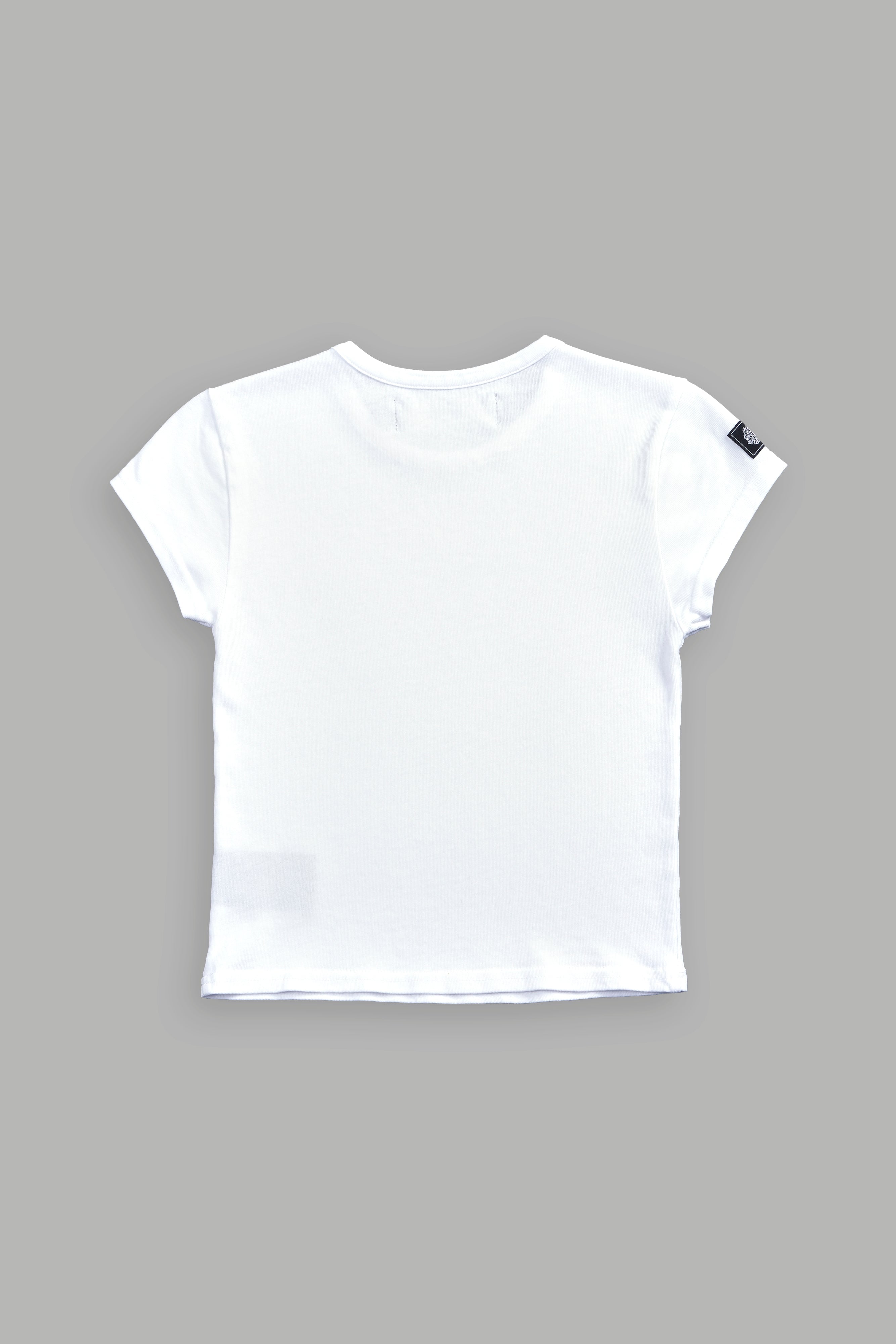 Wolves Forever Baby Tee in White — imagem 4