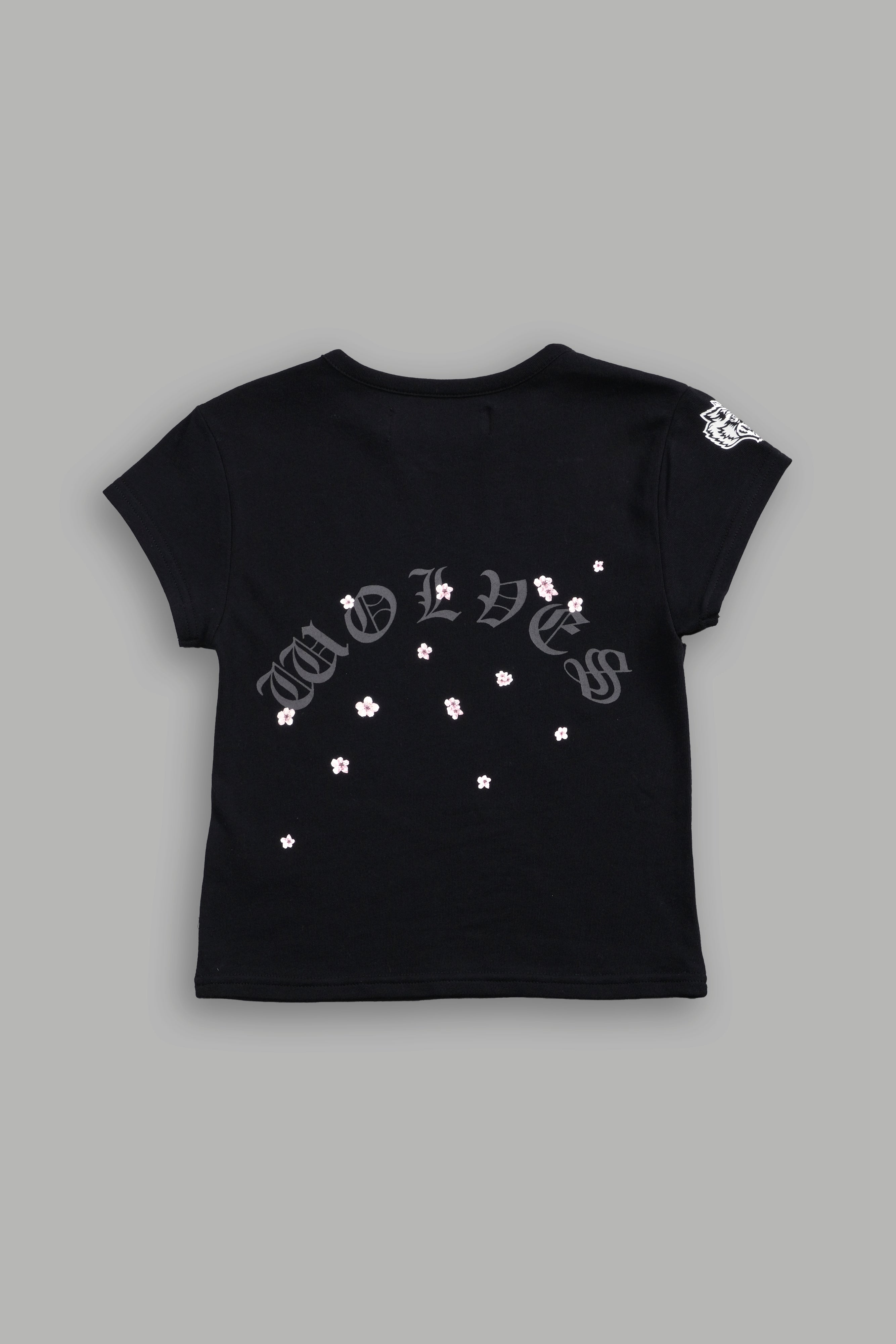 Blood Thirsty Kanji "Baby" Tee in Black — imagem 4