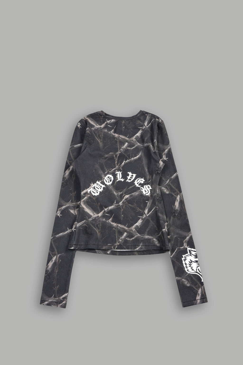 Hesh Chopper Eden Ls Tee In Darc Thorns