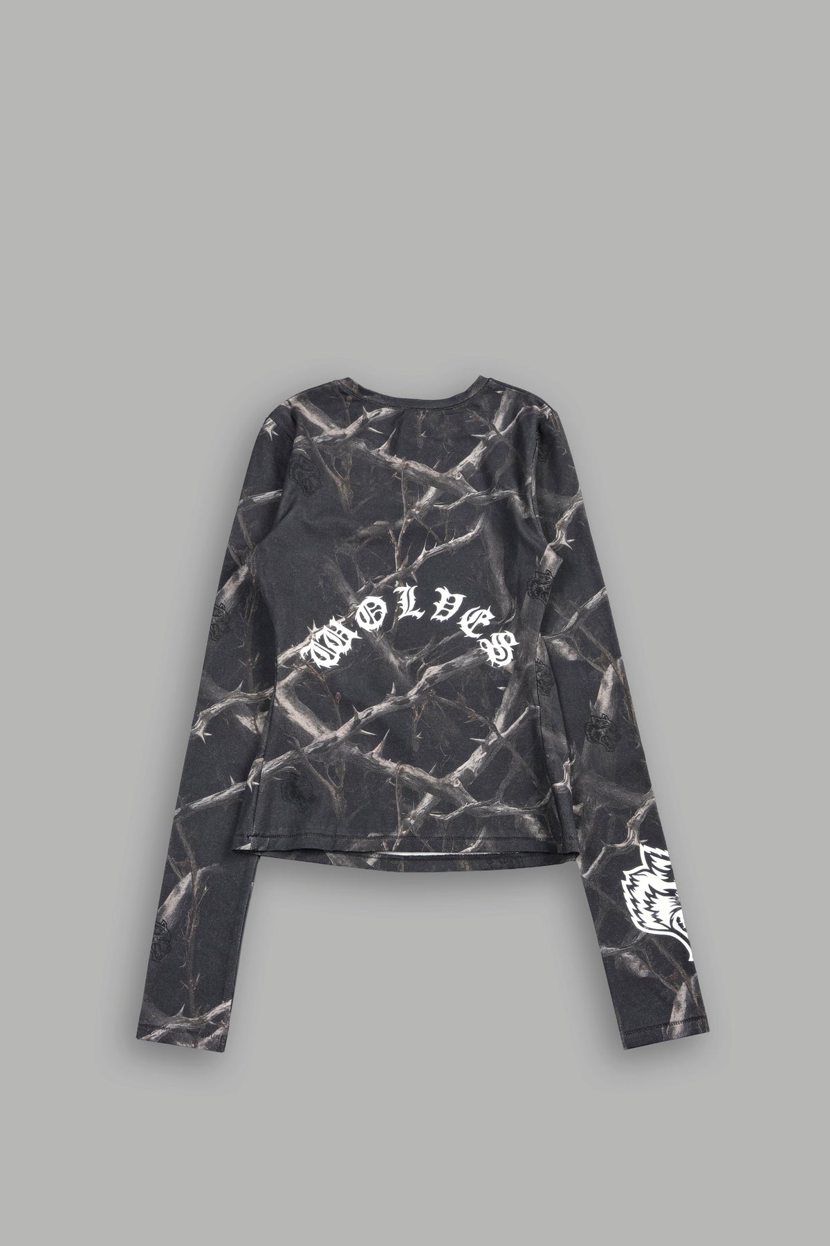 Hesh Chopper Eden Ls Tee In Darc Thorns