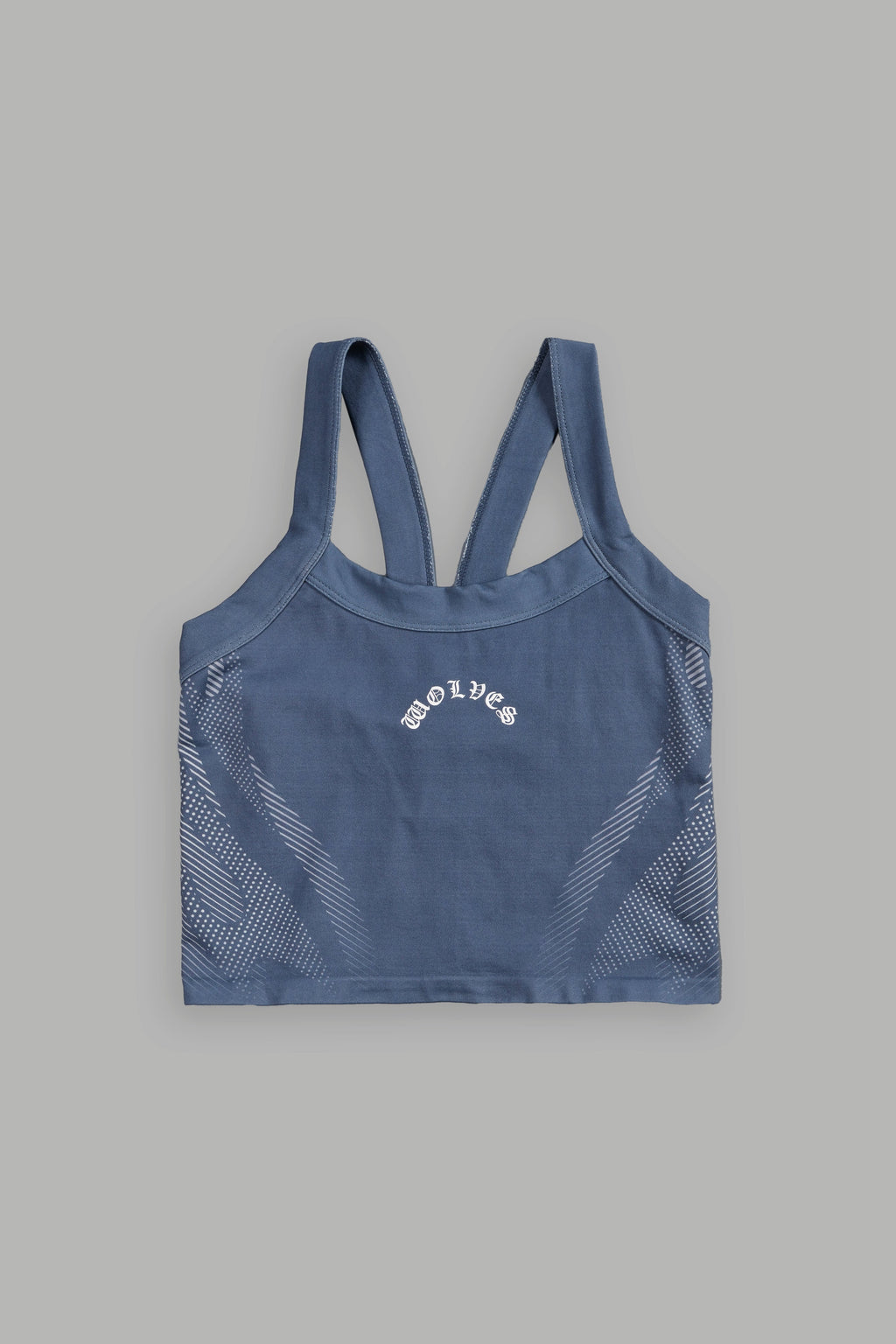 Moto Halftone Hannah Soft Seamless Tank in Charcoal Blue — imagem 6