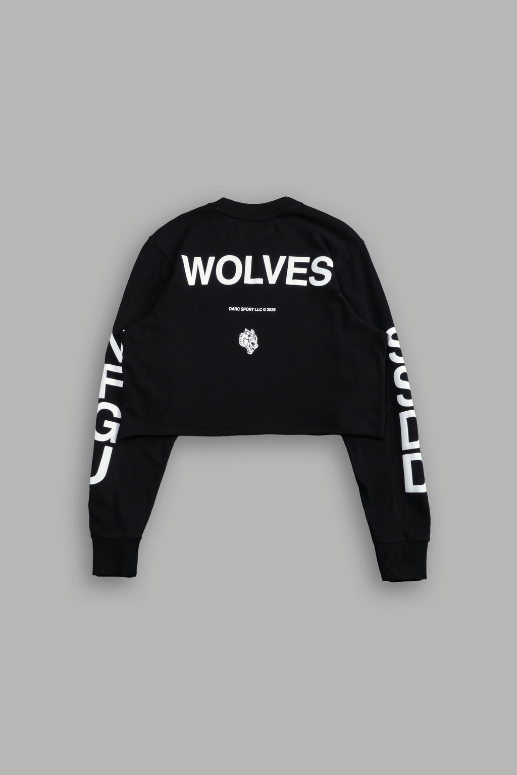 Fighter "Premium" (Cropped) L/S Tee in Black - imagem 7