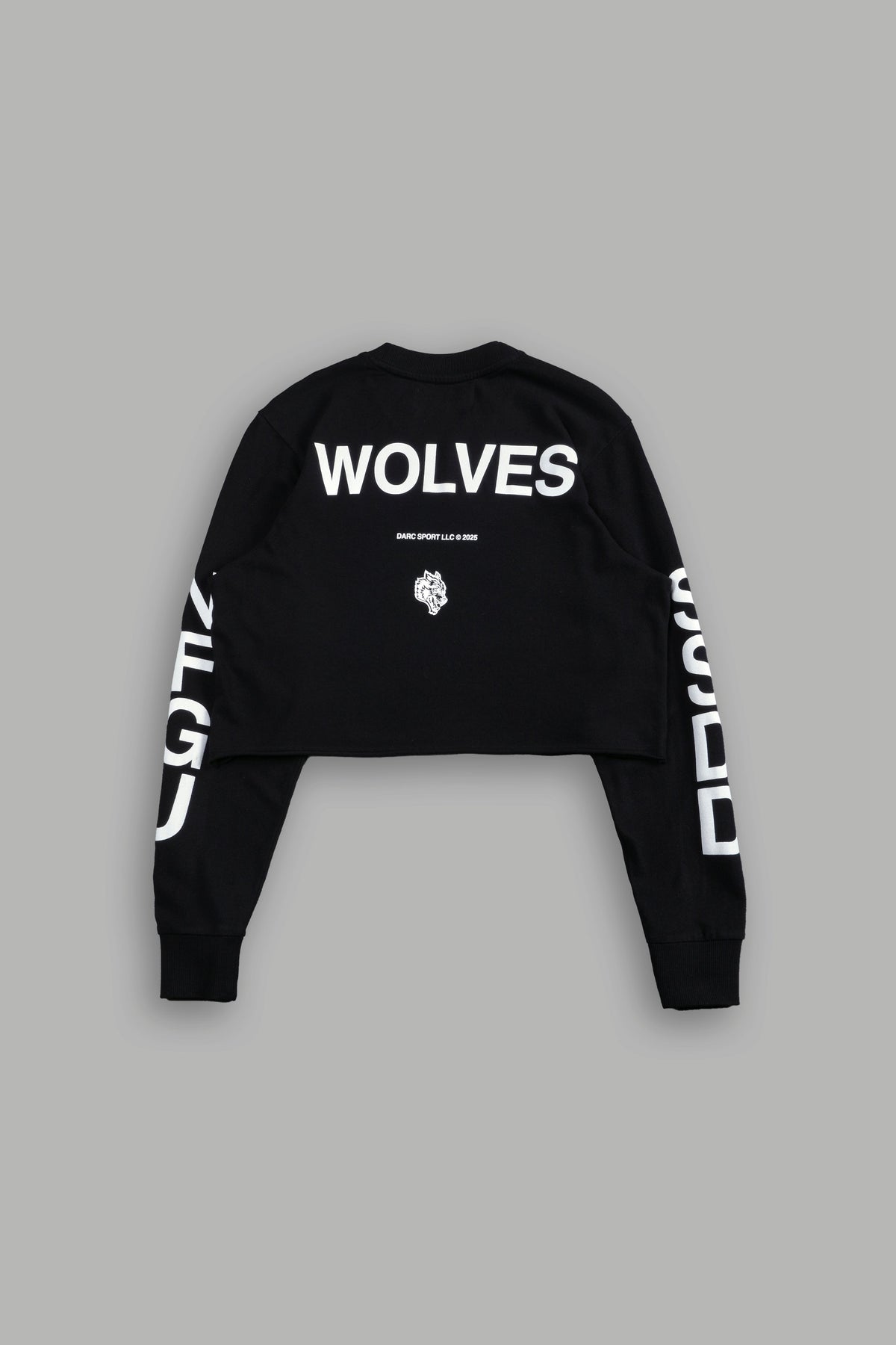 Fighter "Premium" (Cropped) L/S Tee in Black - imagem 7
