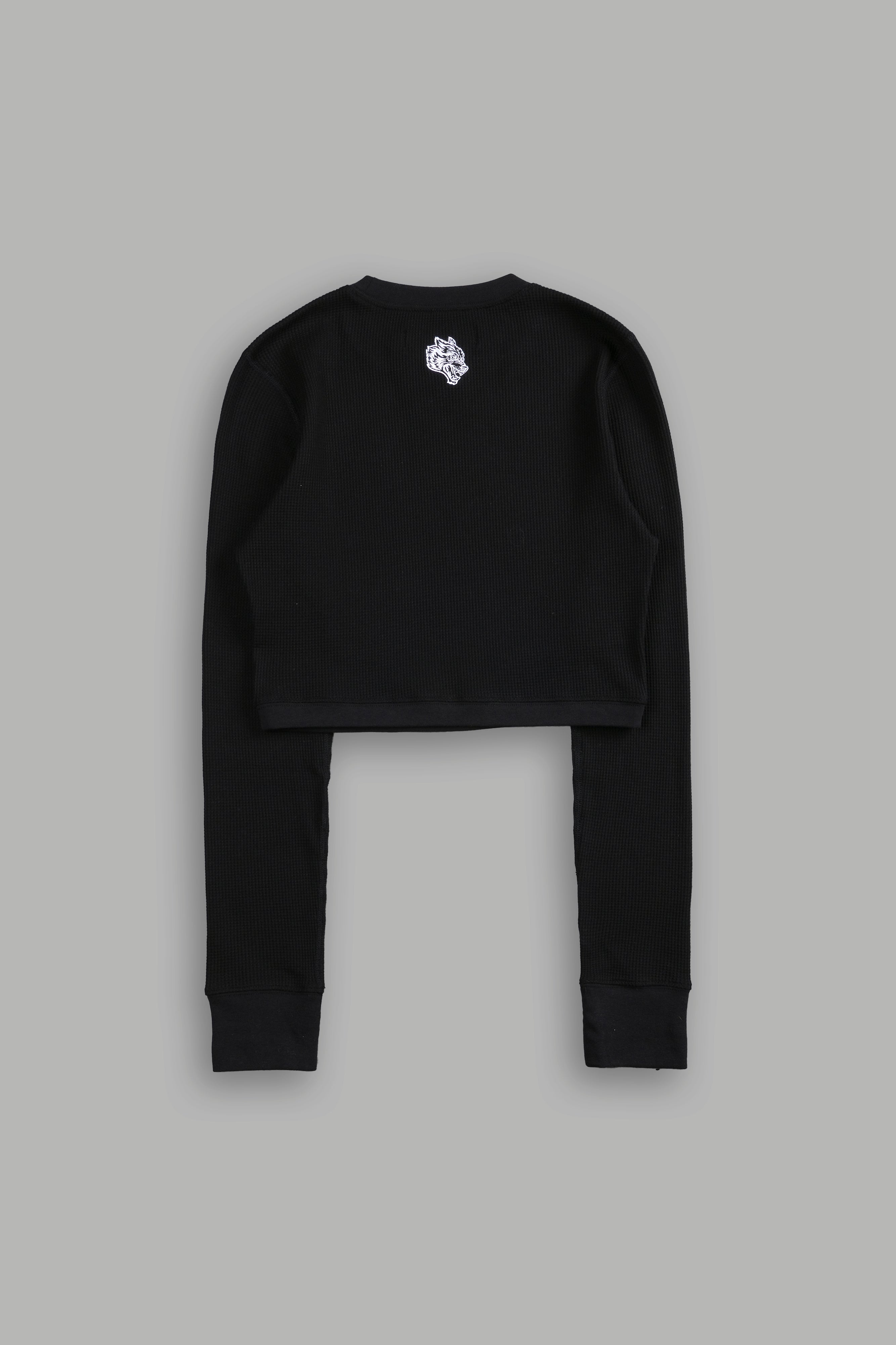 Conquer Cropped Thermal LS in Black — imagem 4