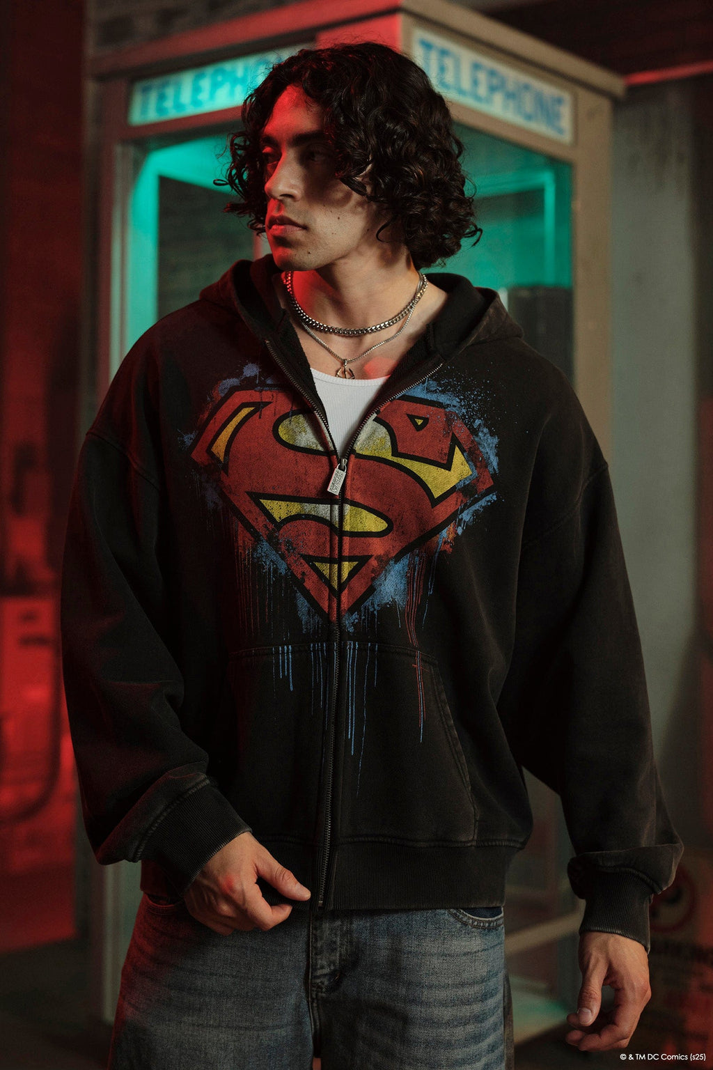 5011 - Superman Drip Zip-Ups — imagem 3