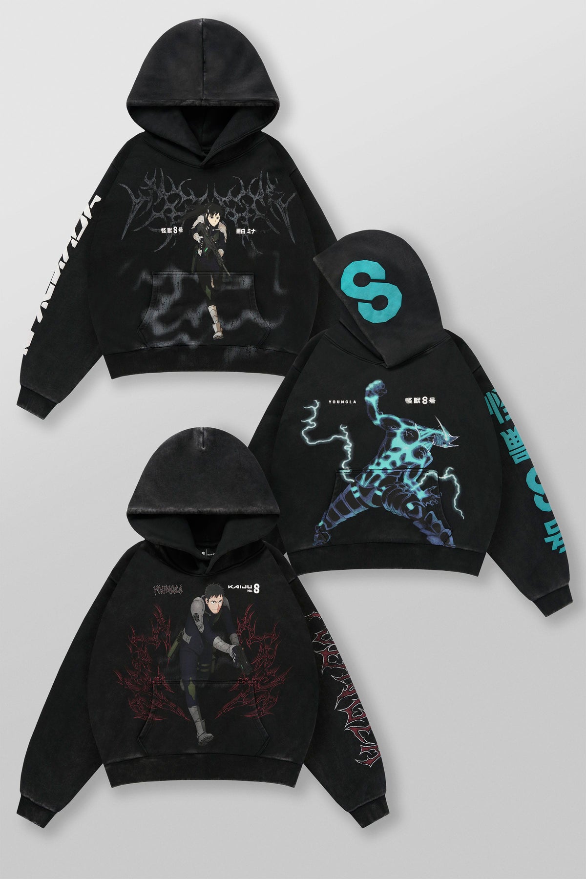 5015 - Kaiju No. 8 Graphic Hoodies — imagem principal