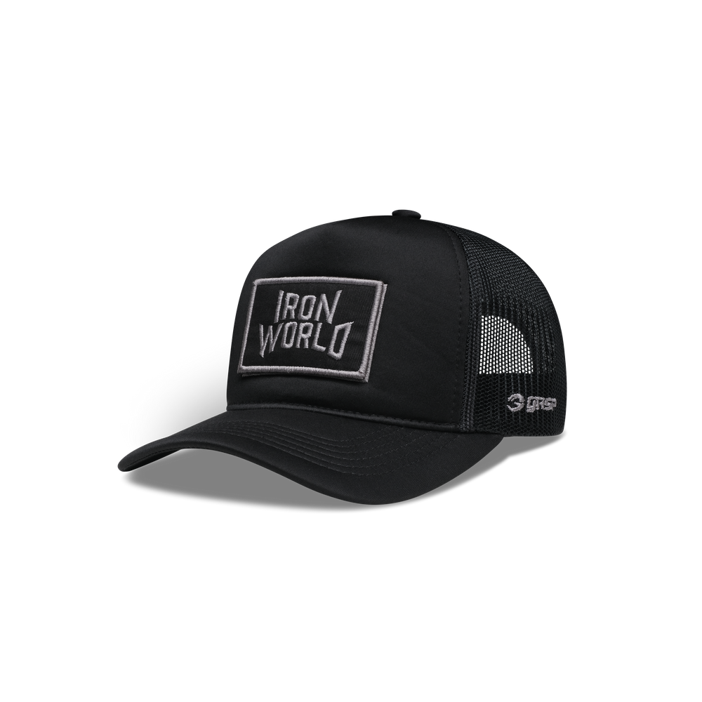 Iron World High Crown Foam Cap - Black - imagem 1