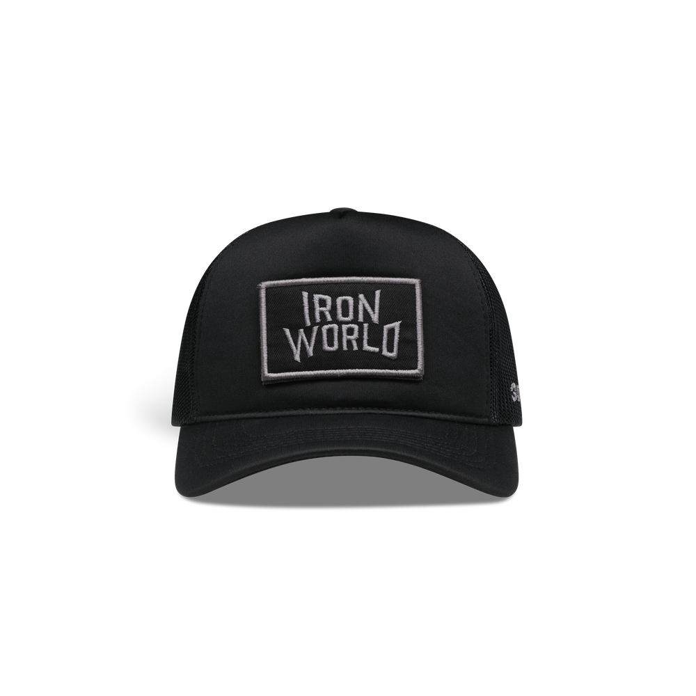 Iron World High Crown Foam Cap - Black - imagem 2