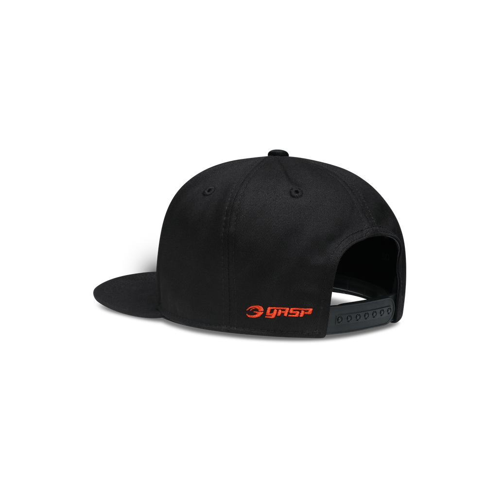 Gasp Flatbrim Cap - Black/Flame - imagem 2