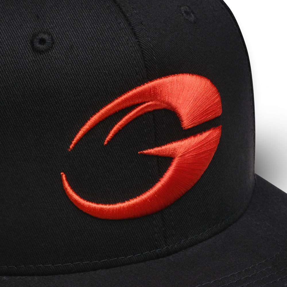 Gasp Flatbrim Cap - Black/Flame - imagem 5