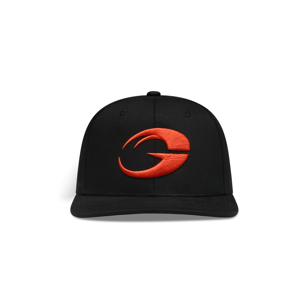Gasp Flatbrim Cap - Black/Flame - imagem 4