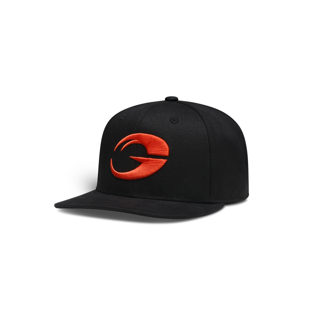 Gasp Flatbrim Cap - Black/Flame - imagem 1