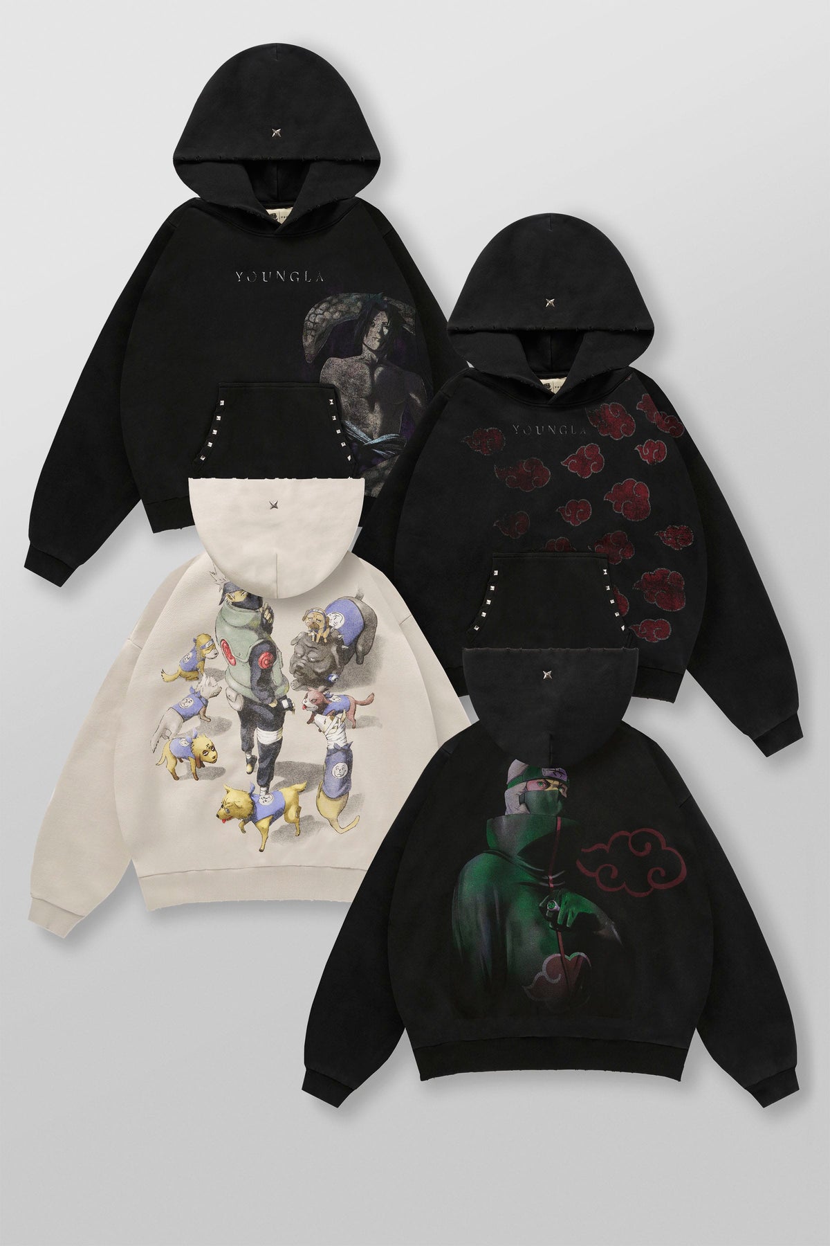 5083 - Naruto Stud Artwork Hoodies — imagem principal
