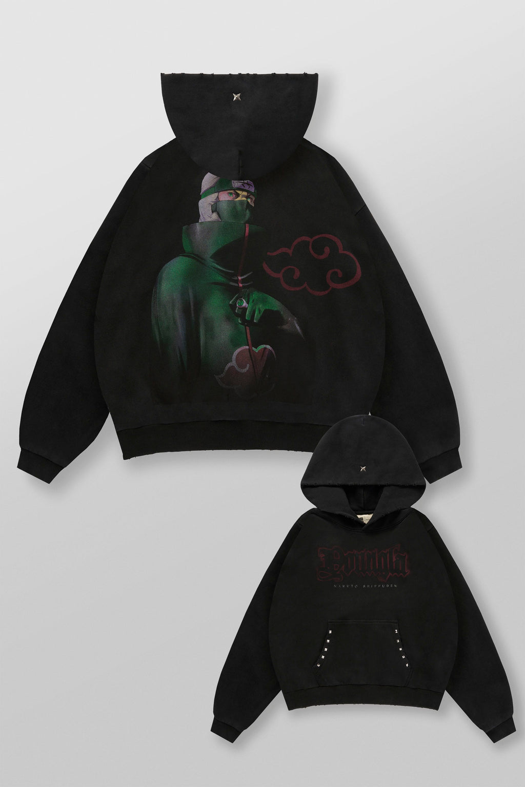 5083 - Naruto Stud Artwork Hoodies