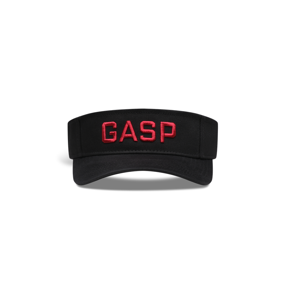 Gasp Visor Cap - Black/Red - imagem 3
