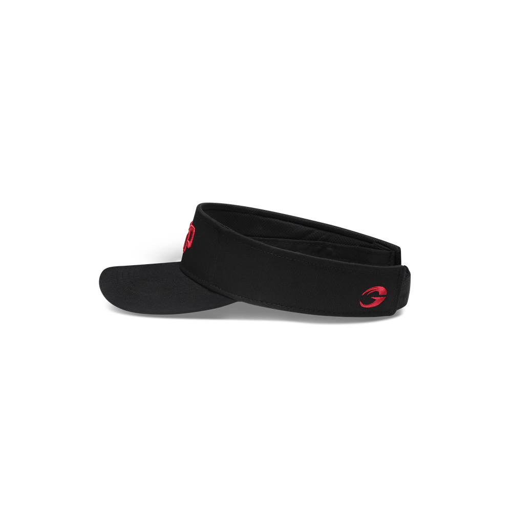 Gasp Visor Cap - Black/Red - imagem 4