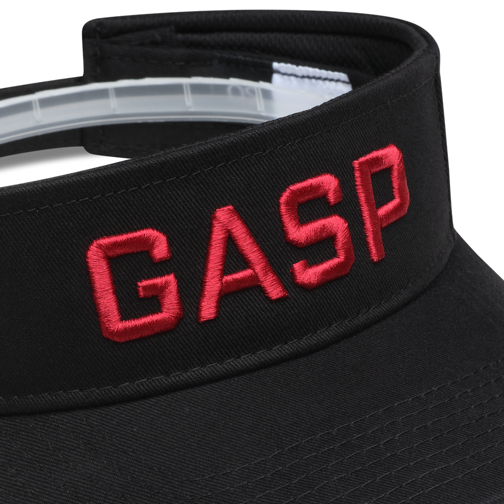 Gasp Visor Cap - Black/Red - imagem 5