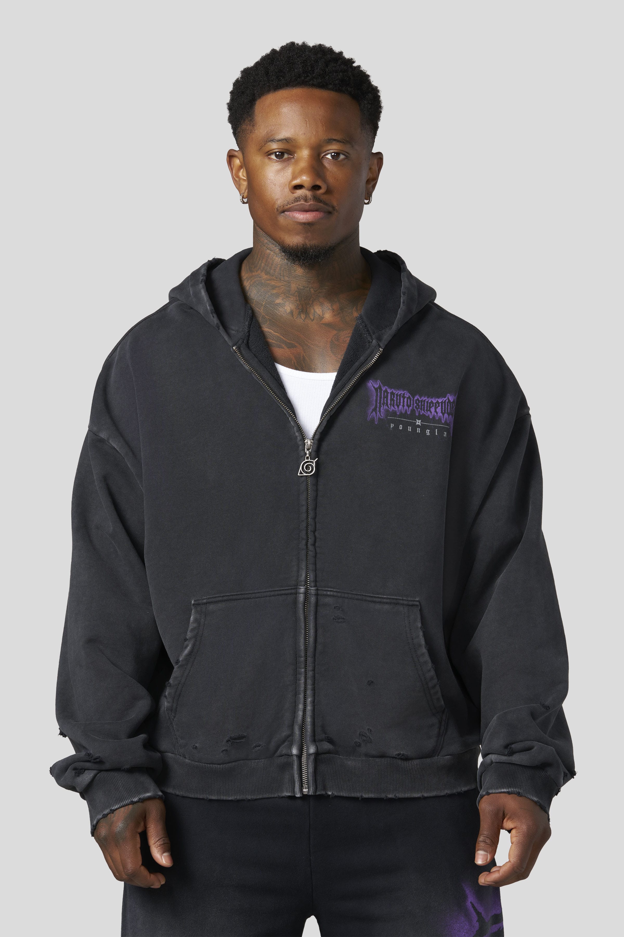 5086 - Naruto Zip-Up Hoodies — imagem 7