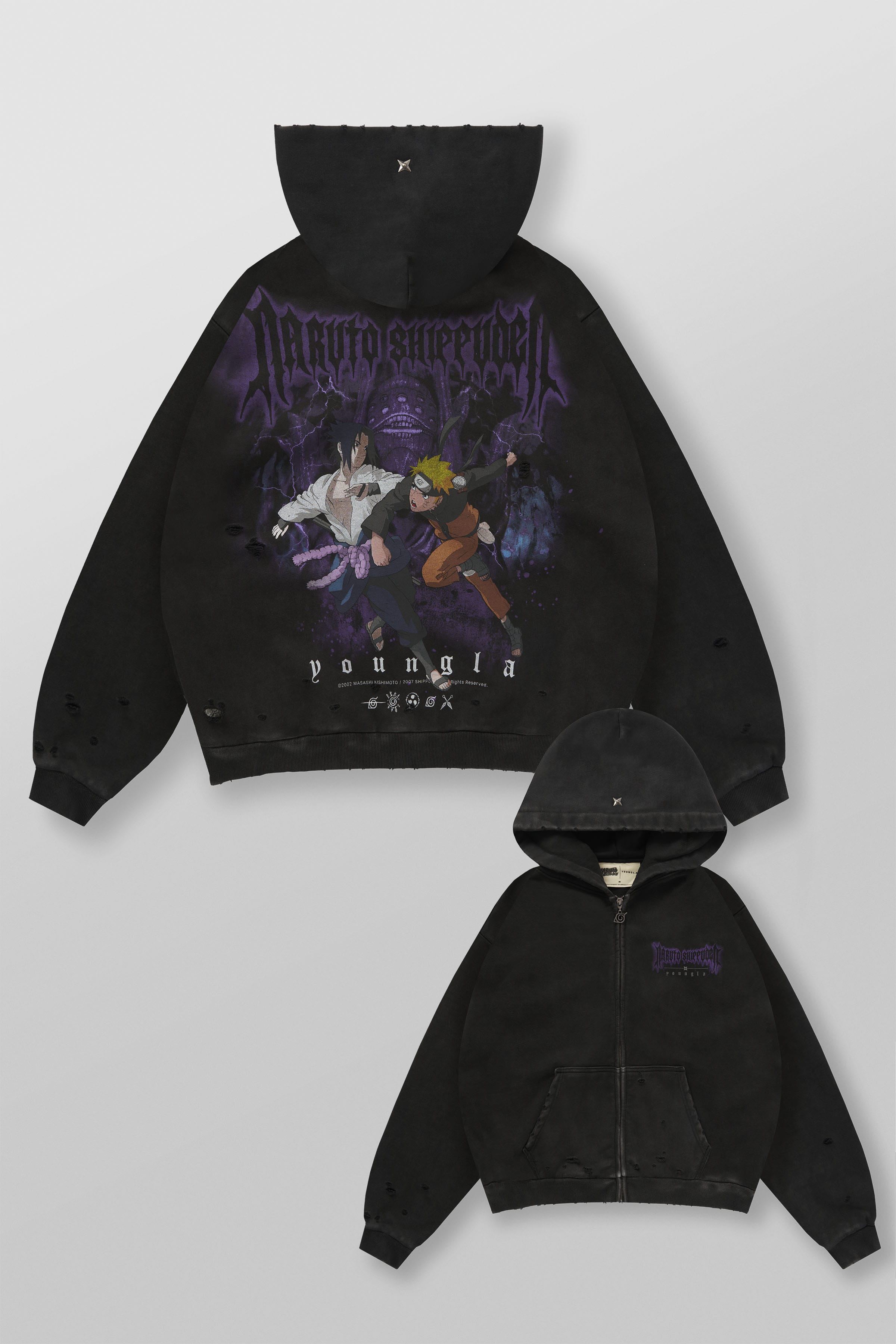 5086 - Naruto Zip-Up Hoodies — imagem 11