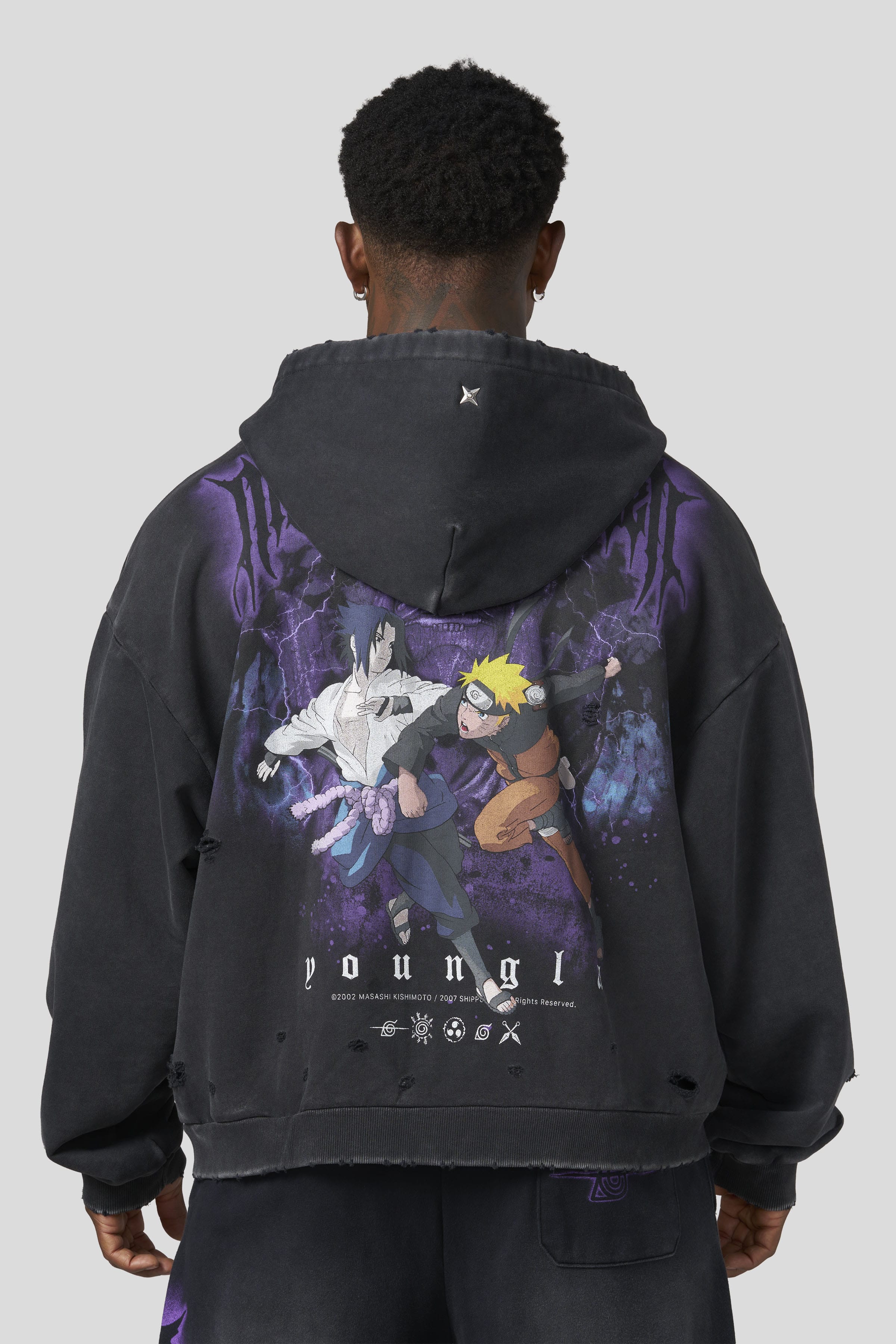 5086 - Naruto Zip-Up Hoodies — imagem 9