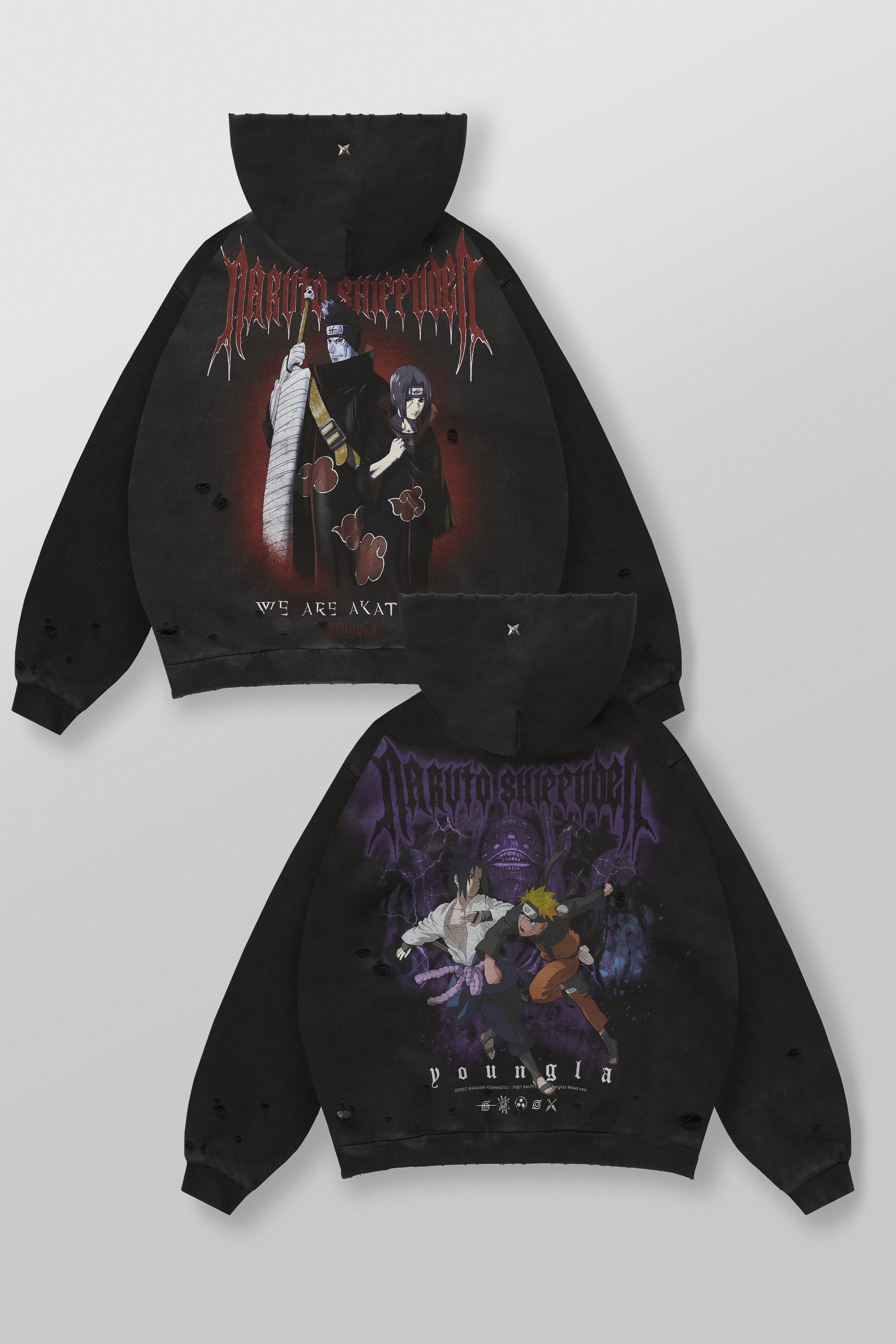 5086 - Naruto Zip-Up Hoodies — imagem 1