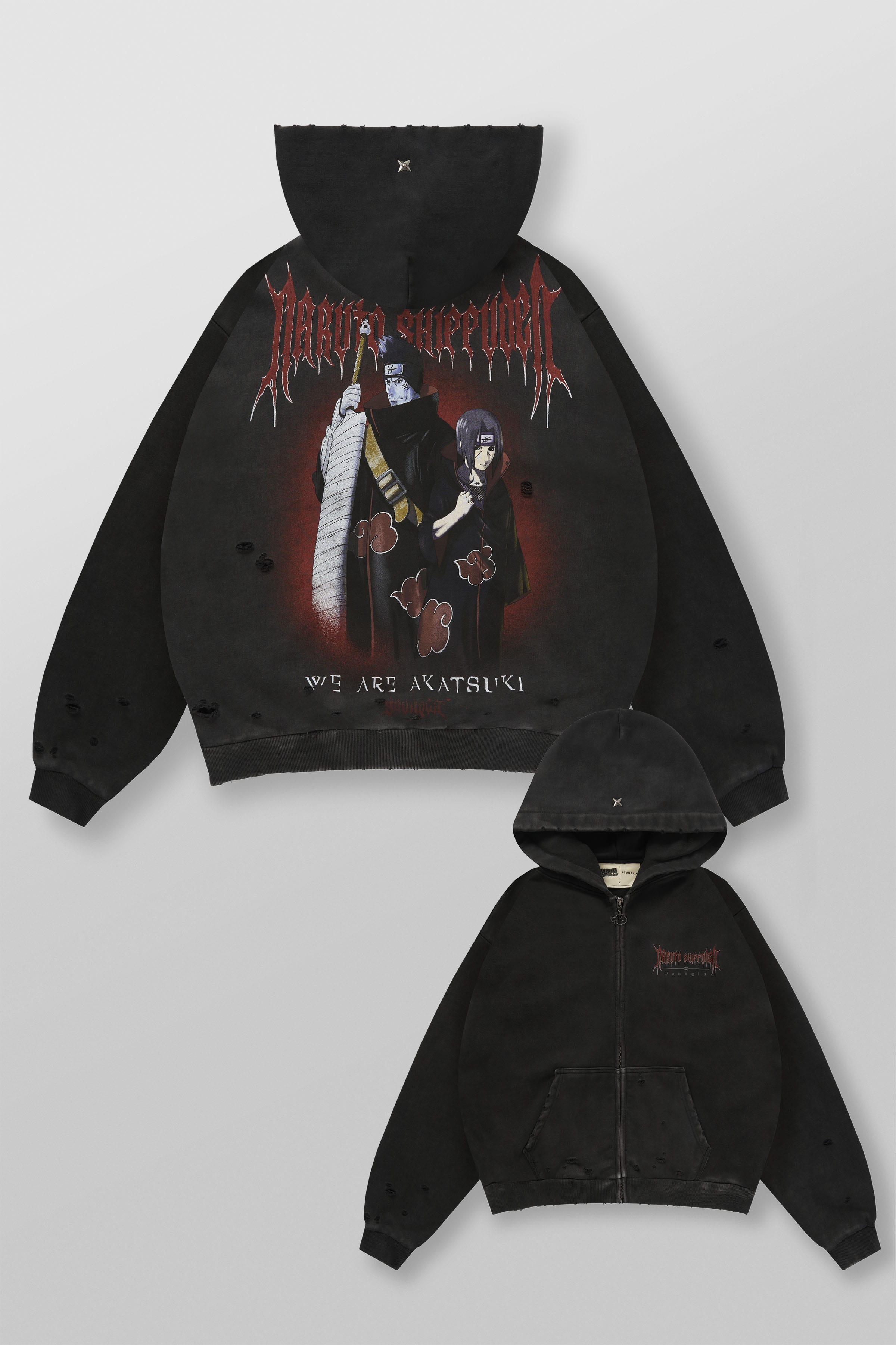 5086 - Naruto Zip-Up Hoodies — imagem 12