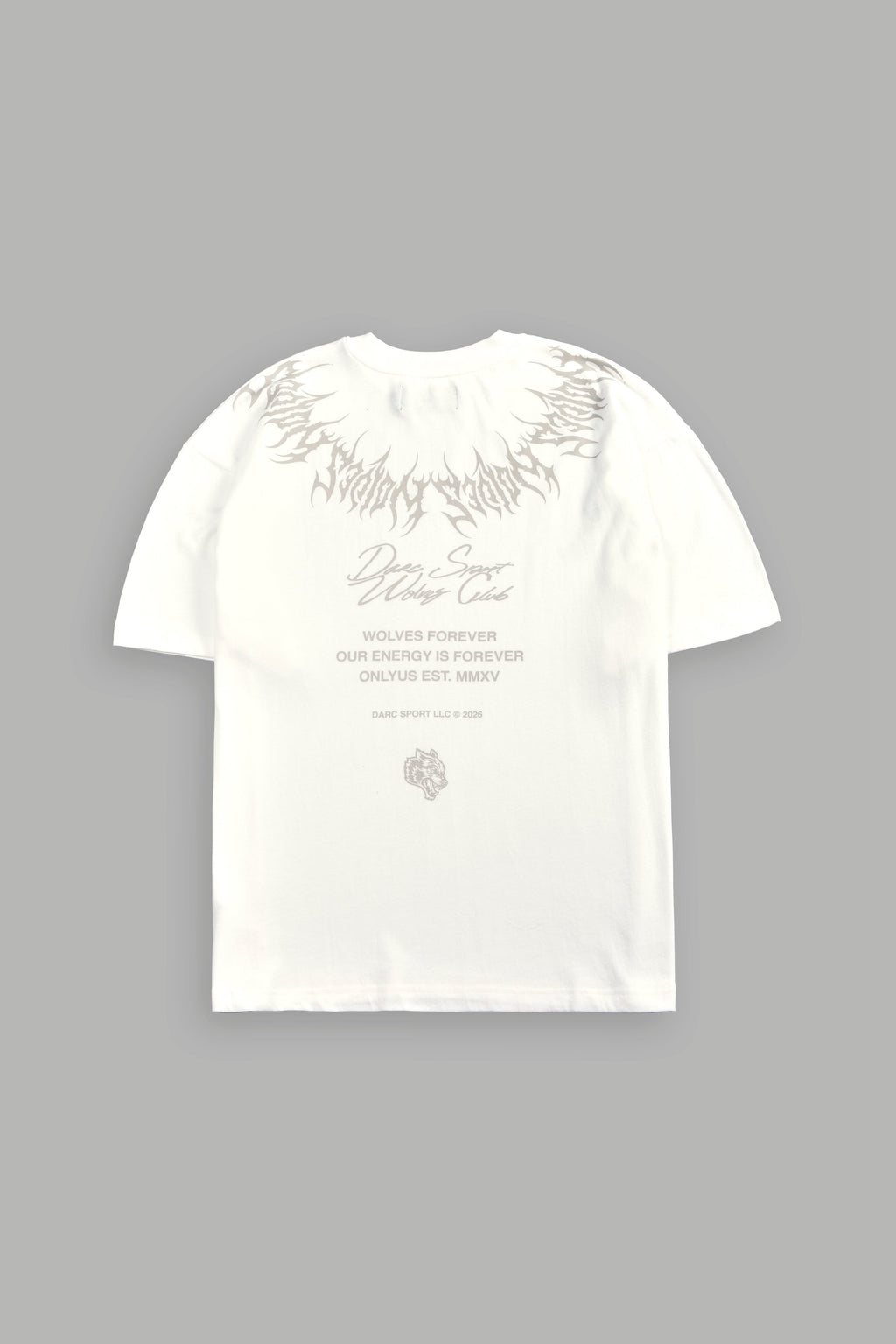 Hesh Core V2 Premium Oversized Tee in Cream — imagem 1