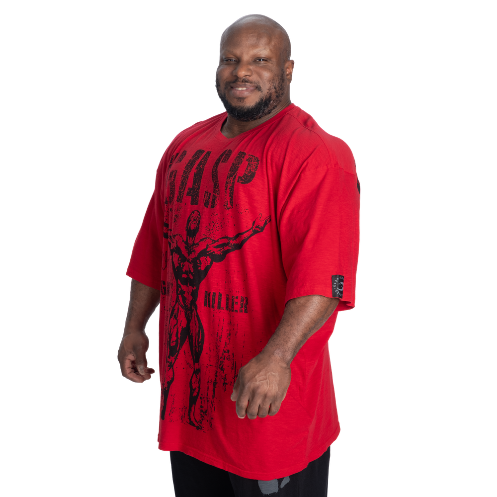 GK Slub Iron Tee - Washed Chili Red - imagem 3