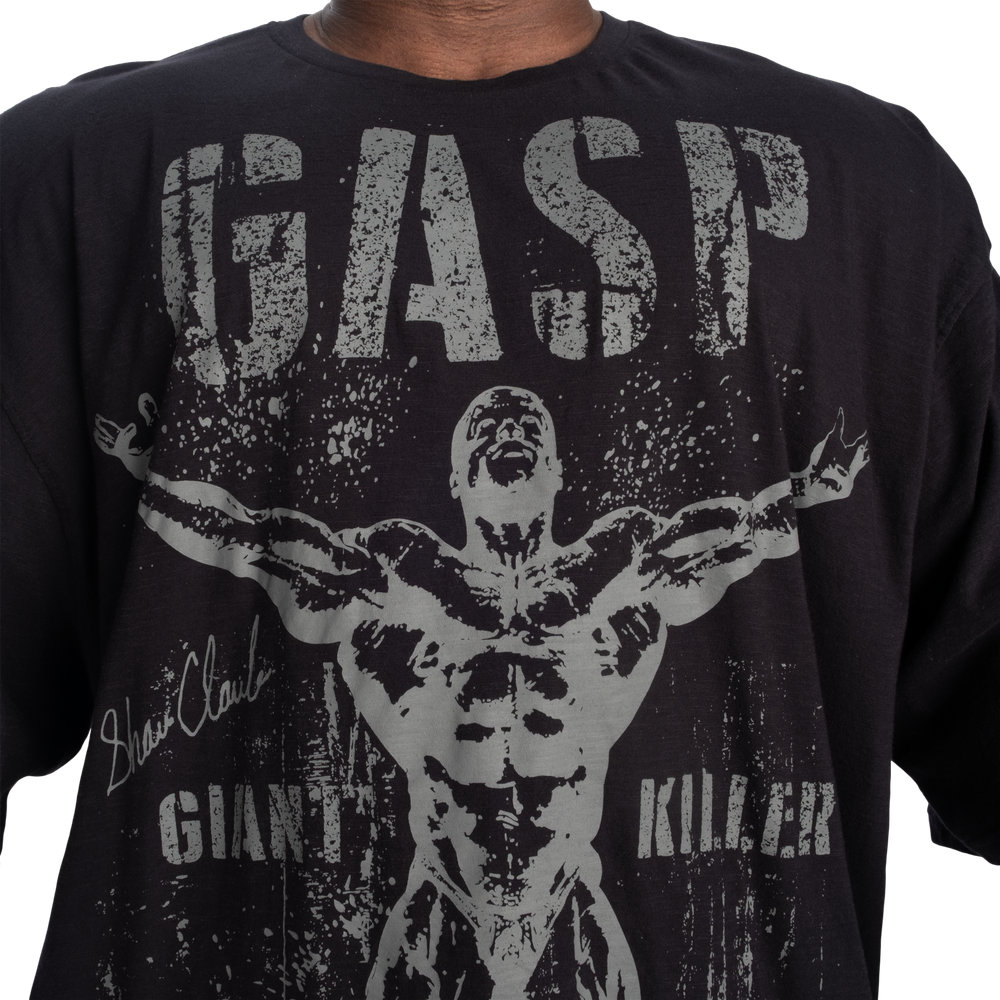 GK Slub Iron Tee - Washed Black - imagem 4