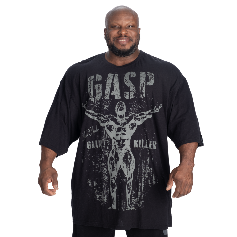GK Slub Iron Tee - Washed Black - imagem 1