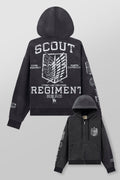 5138 - AOT©  x YLA Zip-Up Hoodies — imagem 9