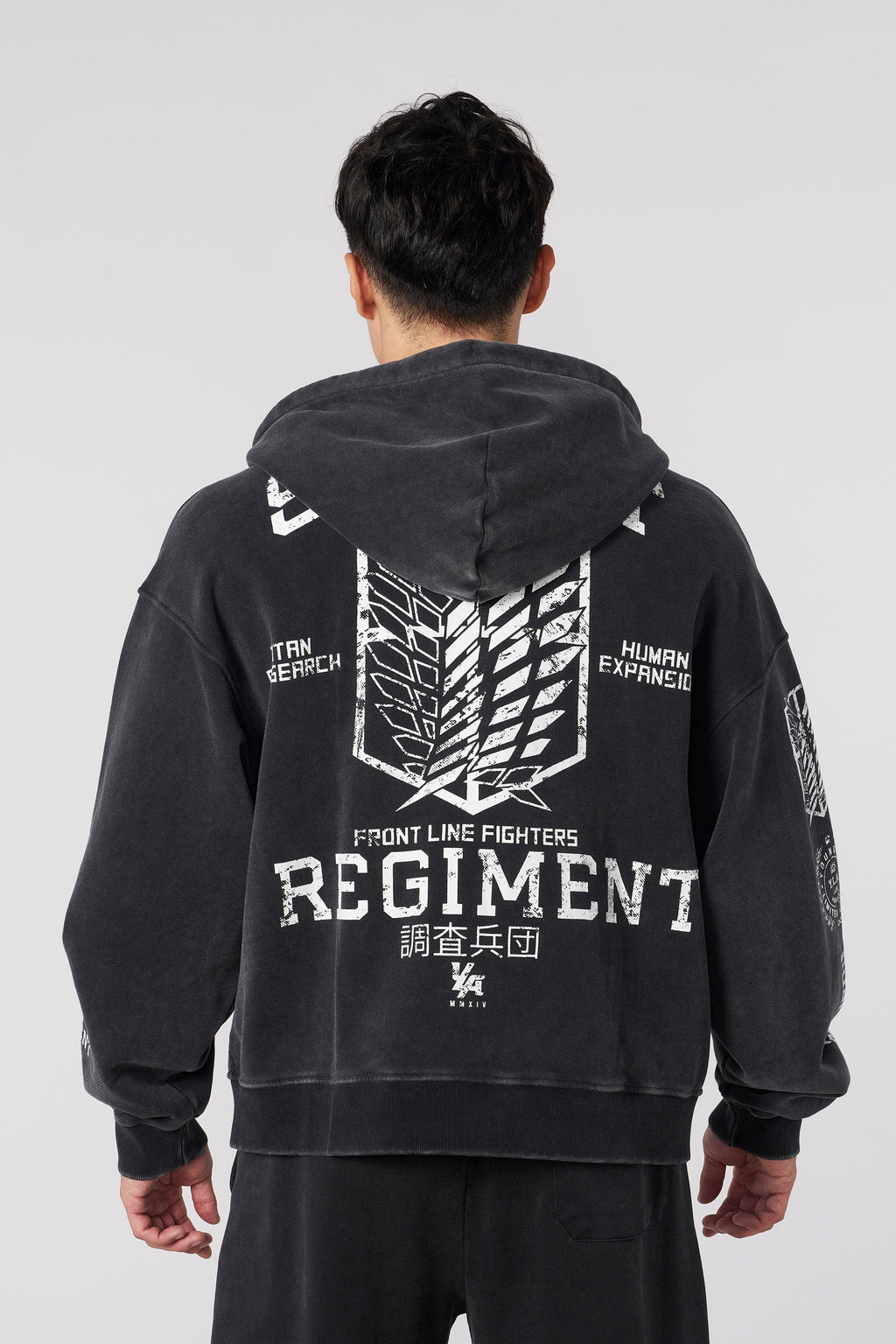 5138 - AOT©  x YLA Zip-Up Hoodies — imagem 6