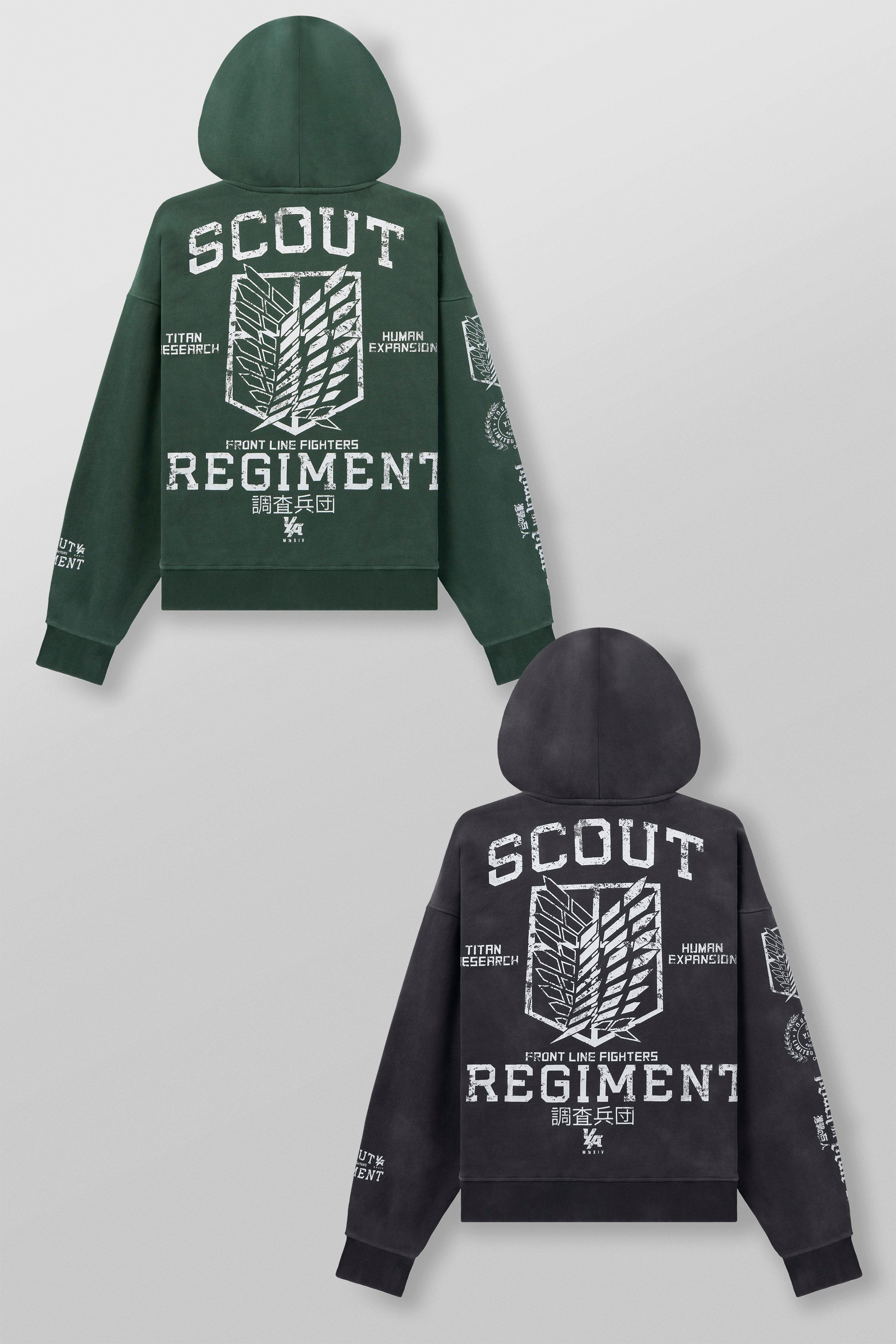 5138 - AOT©  x YLA Zip-Up Hoodies — imagem 1