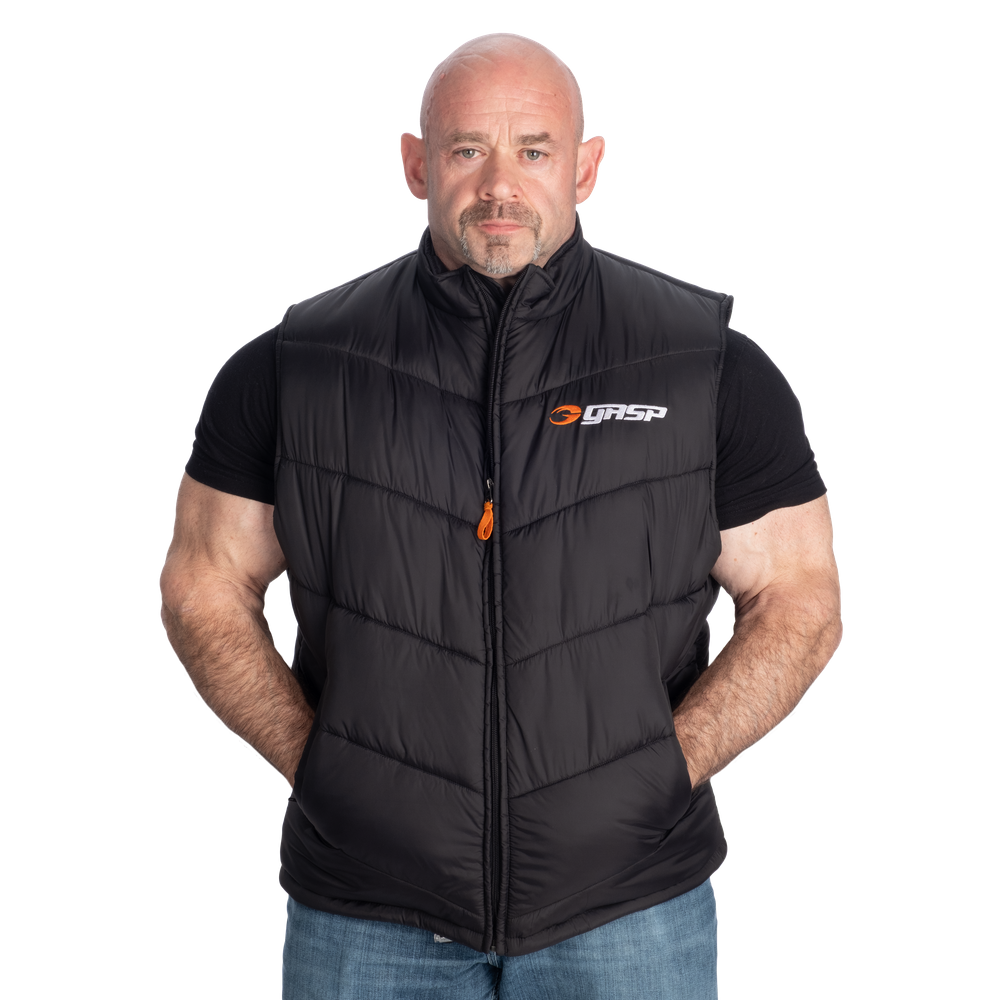 Gasp Puffer Vest - Black - imagem 1